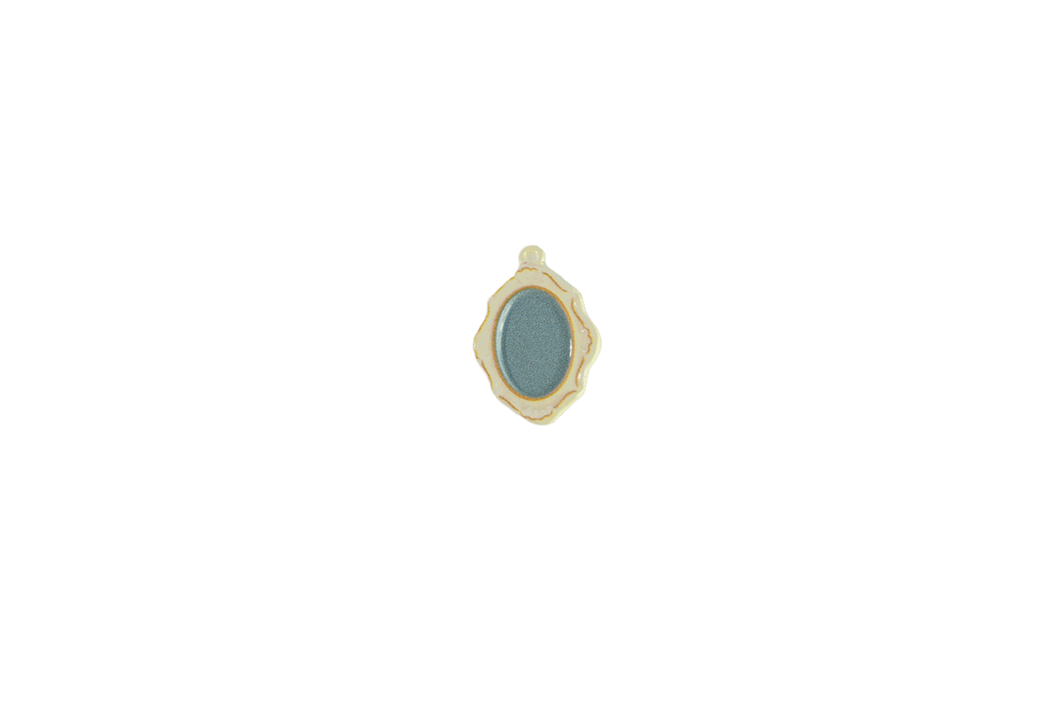 Vintage Teardrop Locket Charm