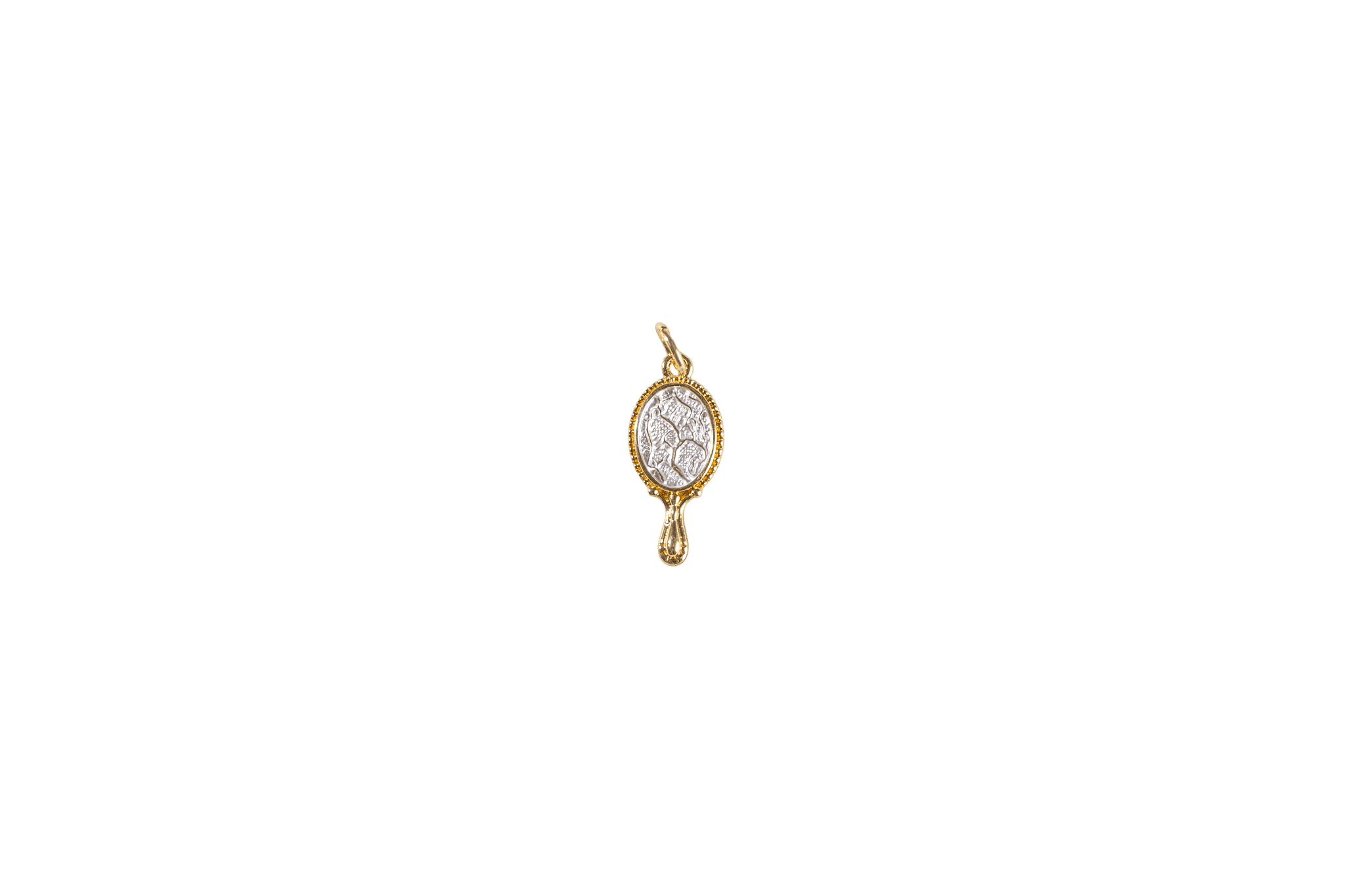 Vintage Style Hand Mirror Charm