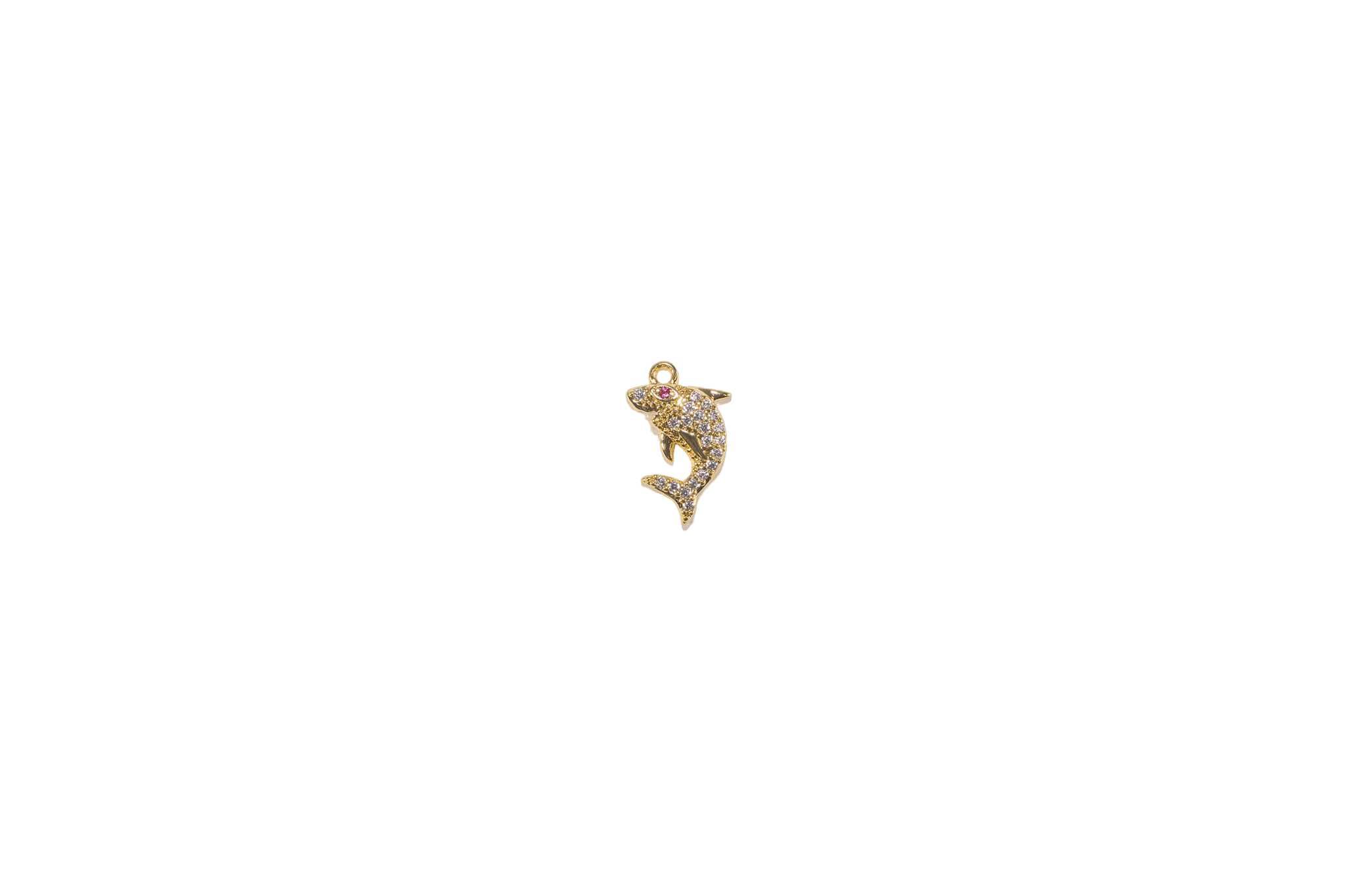 Sparkling Dolphin Charm