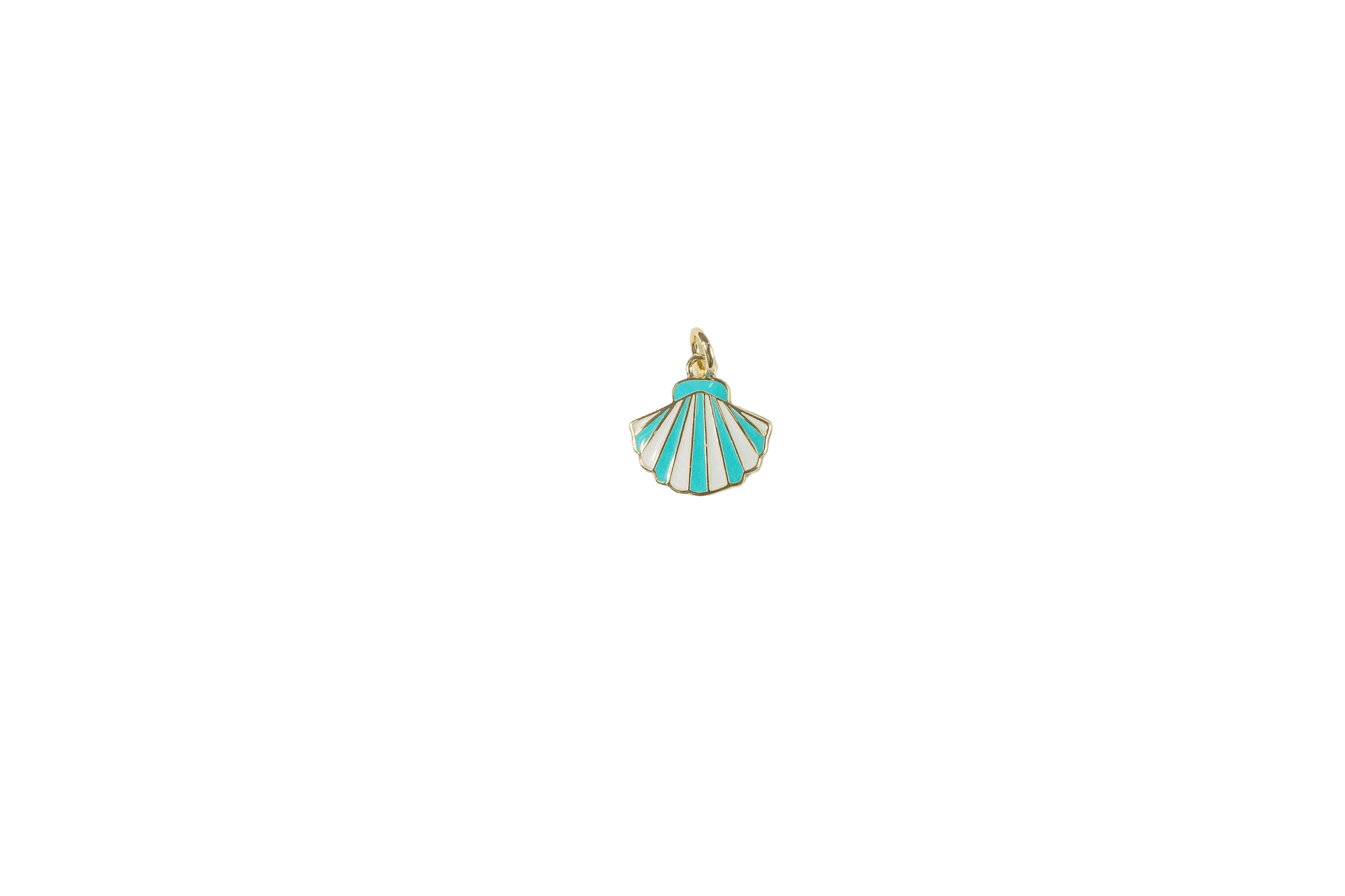 Striped Shell Charm