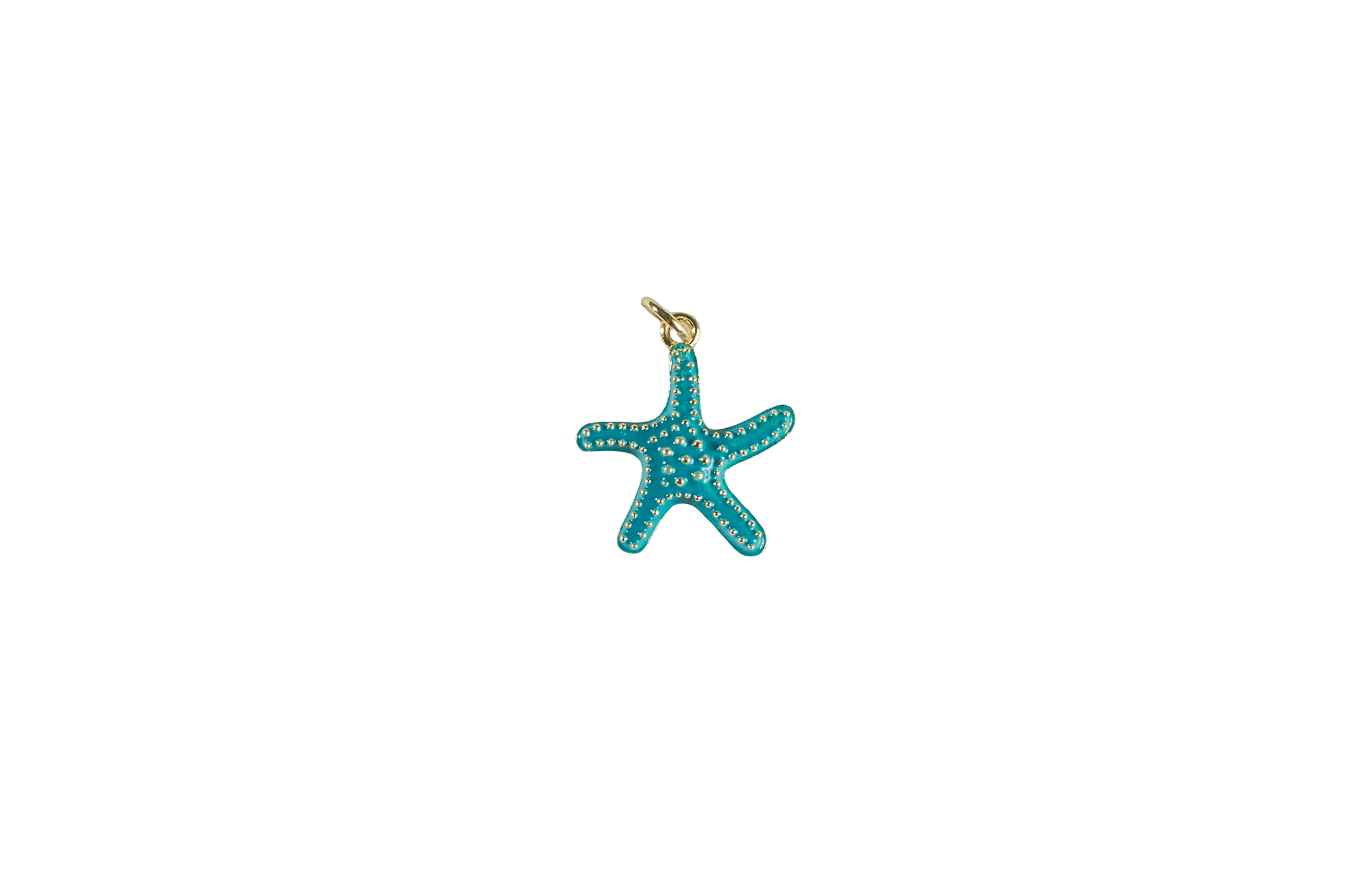 Turquoise Starfish Charm