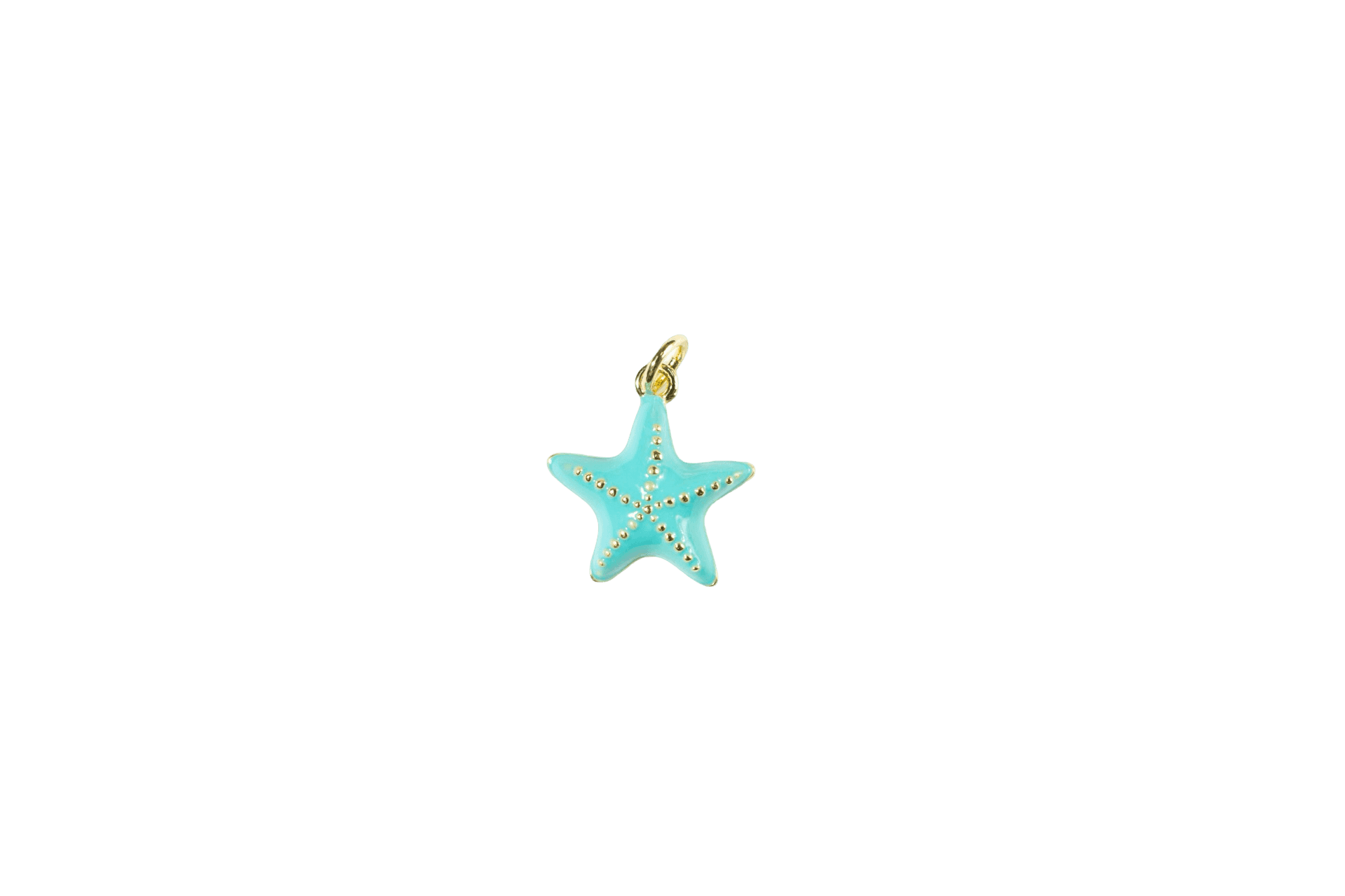 Turquoise Starfish Charm