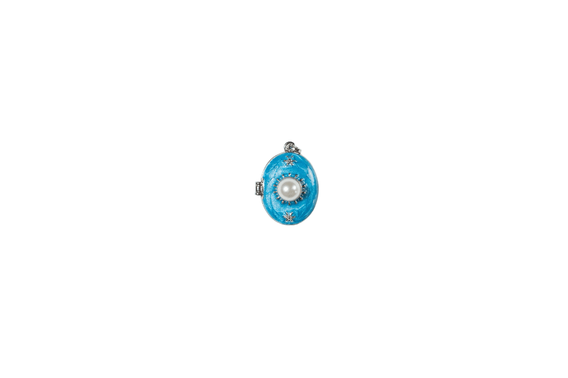 Turquoise Enamel Locket