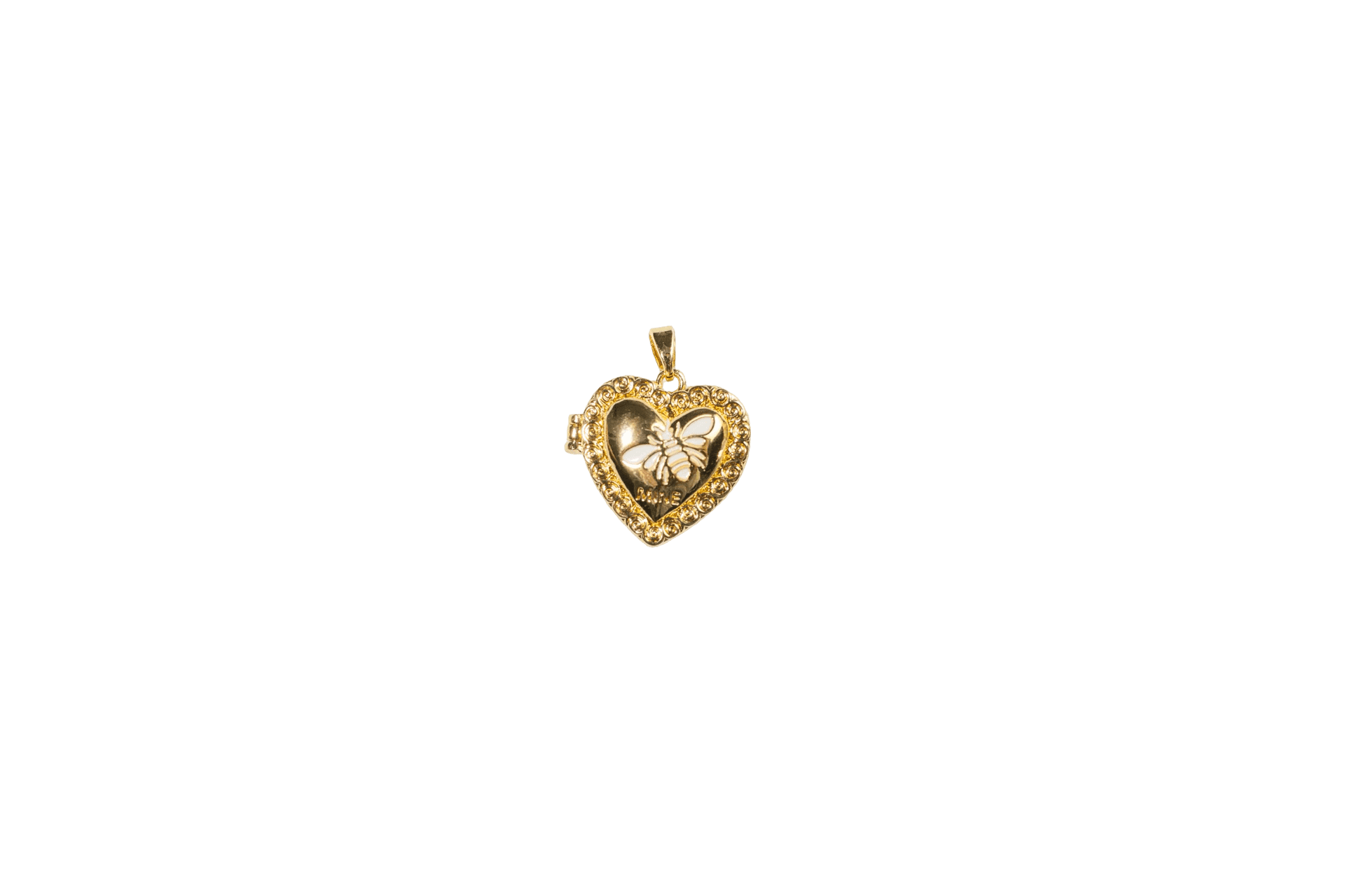 Heart-Shaped Butterfly Locket