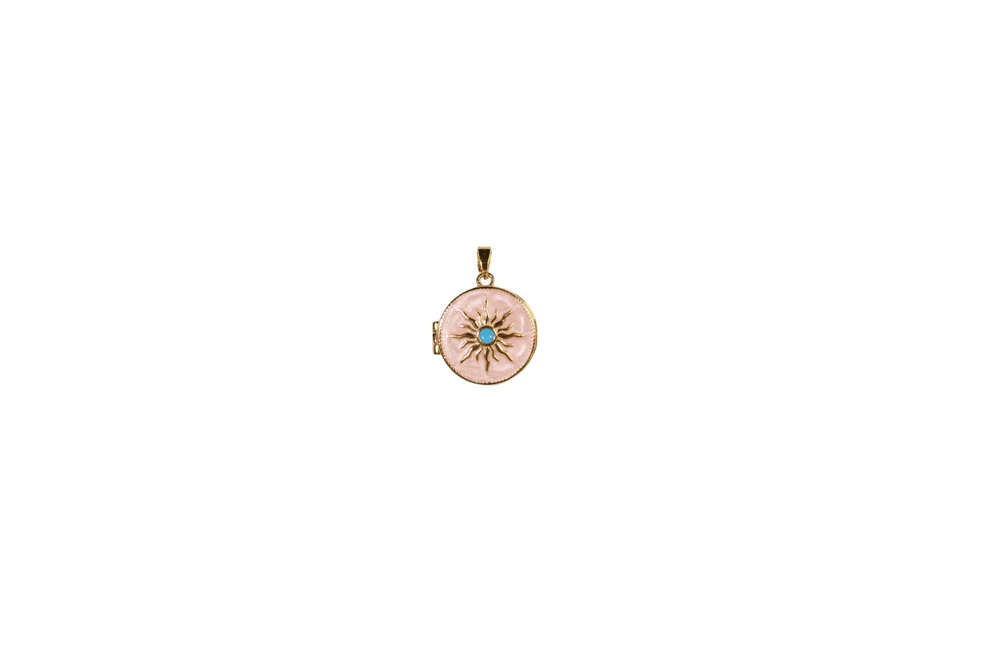 Sunburst Locket Charm