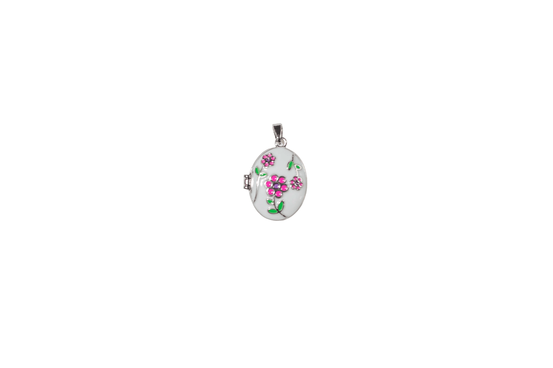 Floral Locket Charm