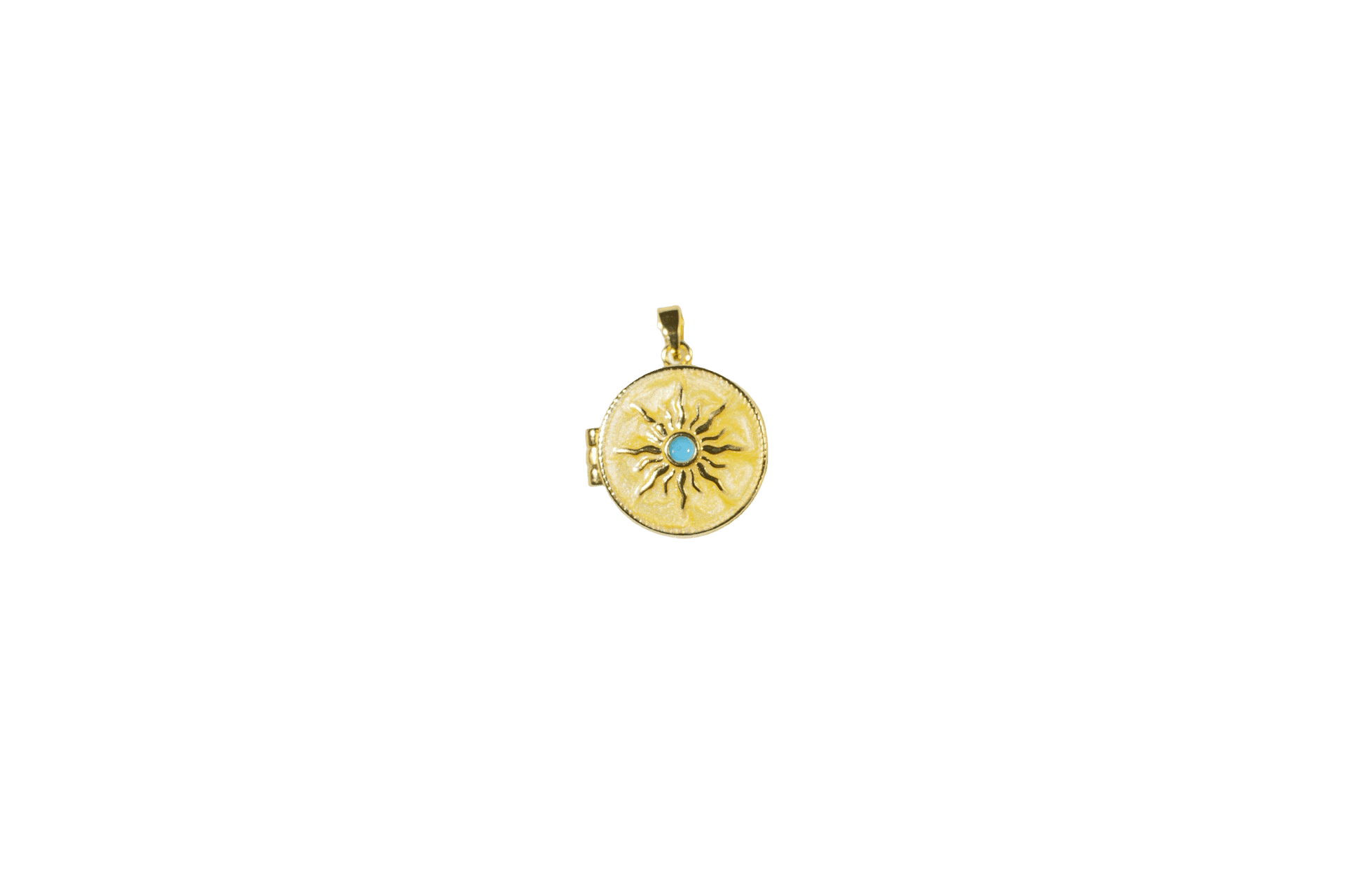 Sunburst Locket Pendant