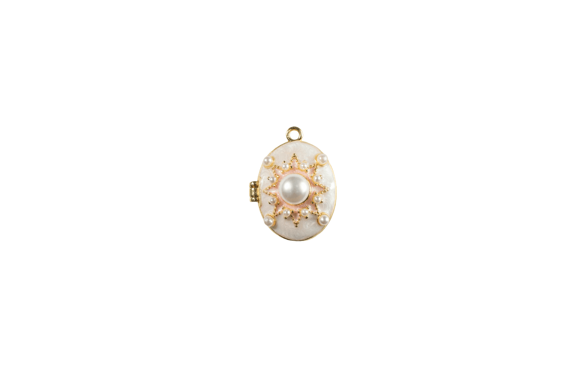 Pearl Sunburst Locket