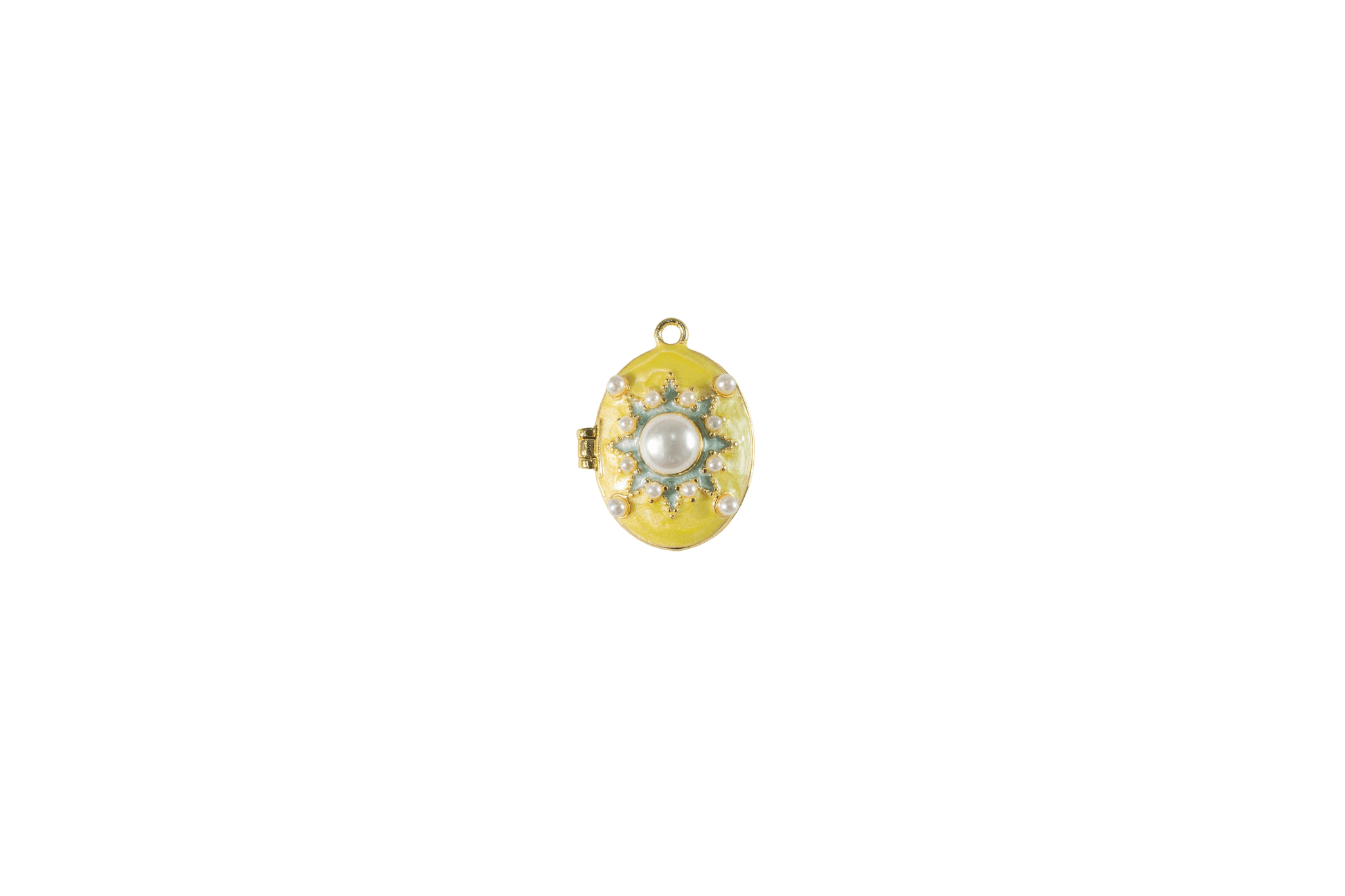 Decorative Oval Locket Charm