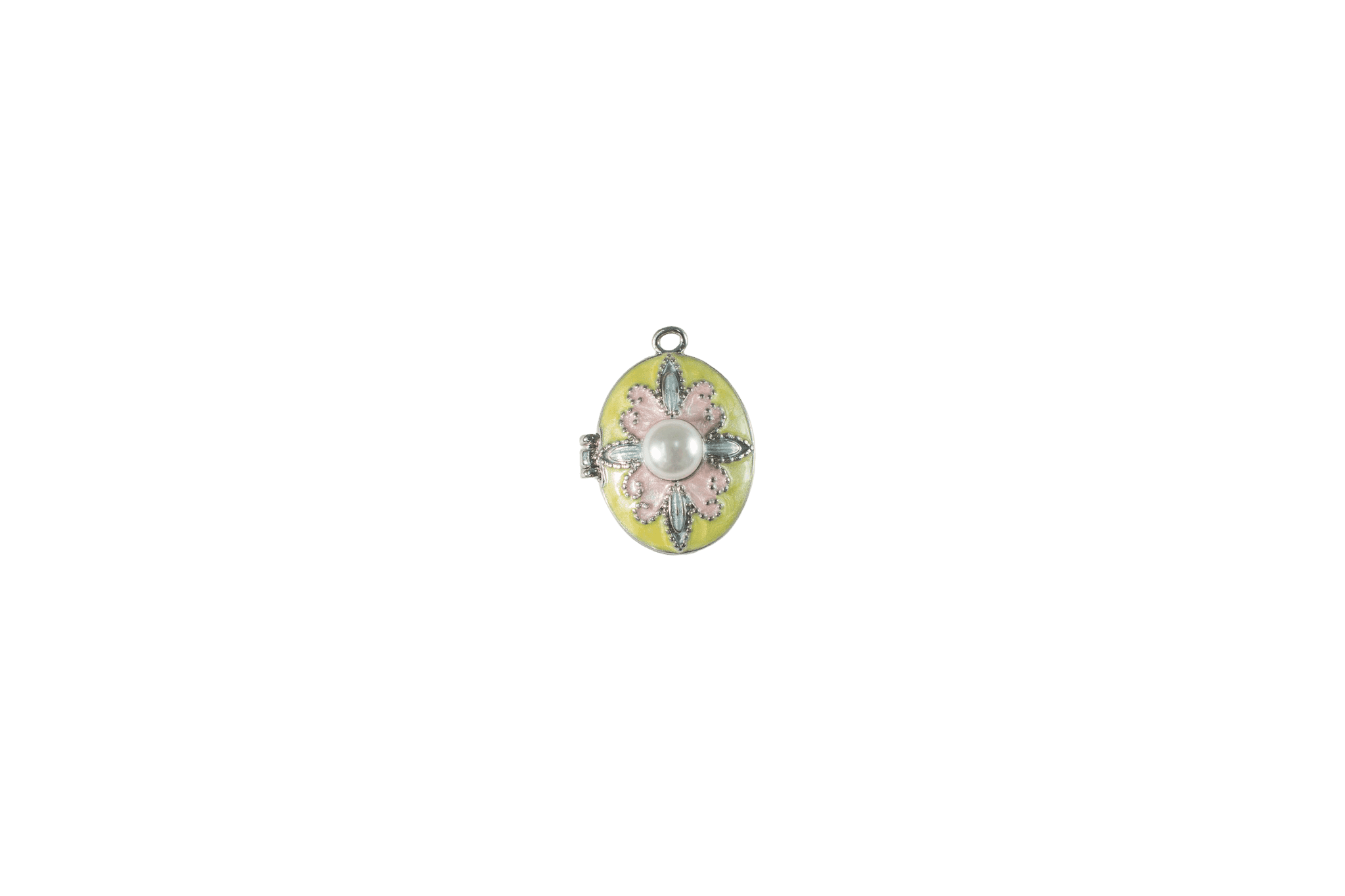 Floral Locket Charm