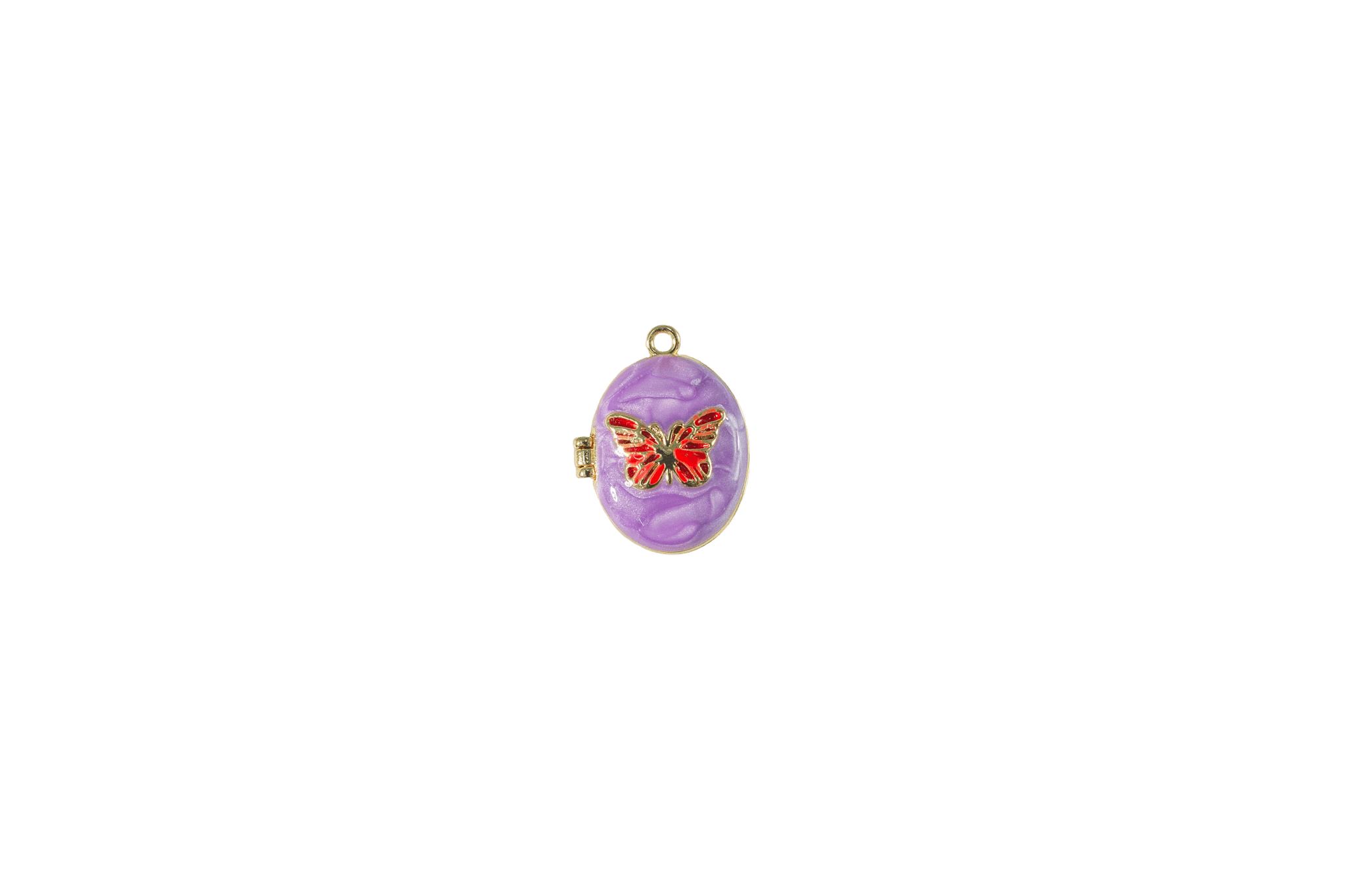 Butterfly Photo Locket Charm