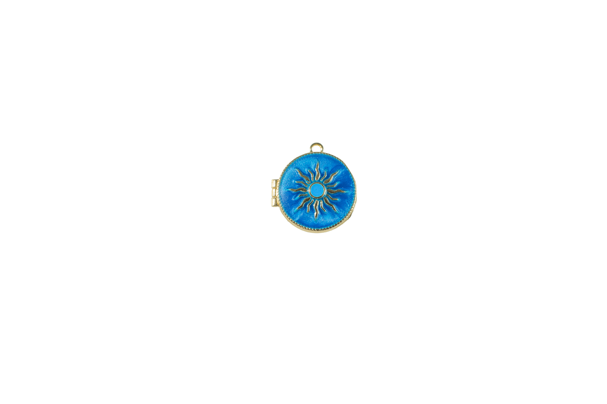 Sun Symbol Photo Locket