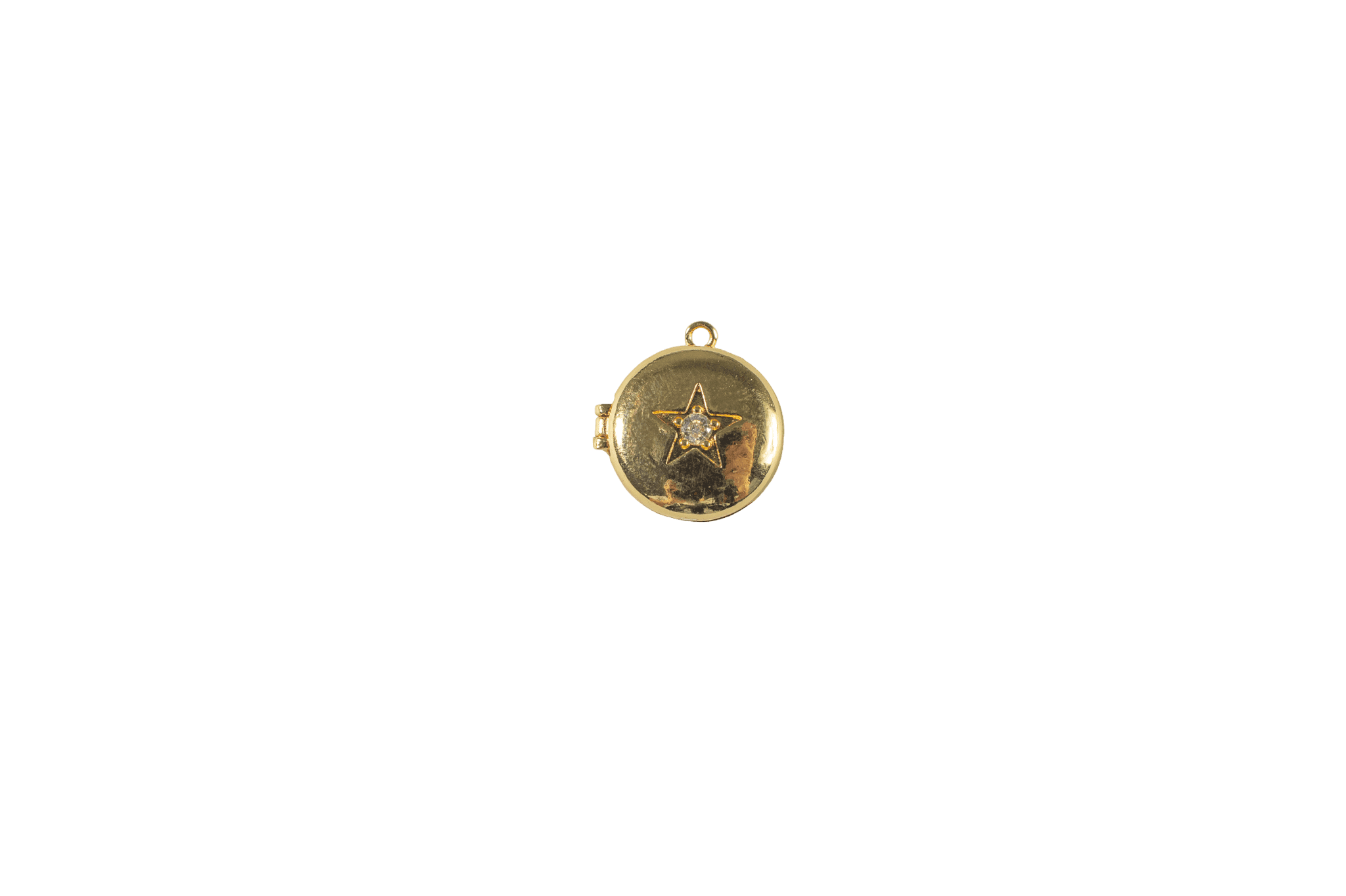 Star Photo Locket Charm