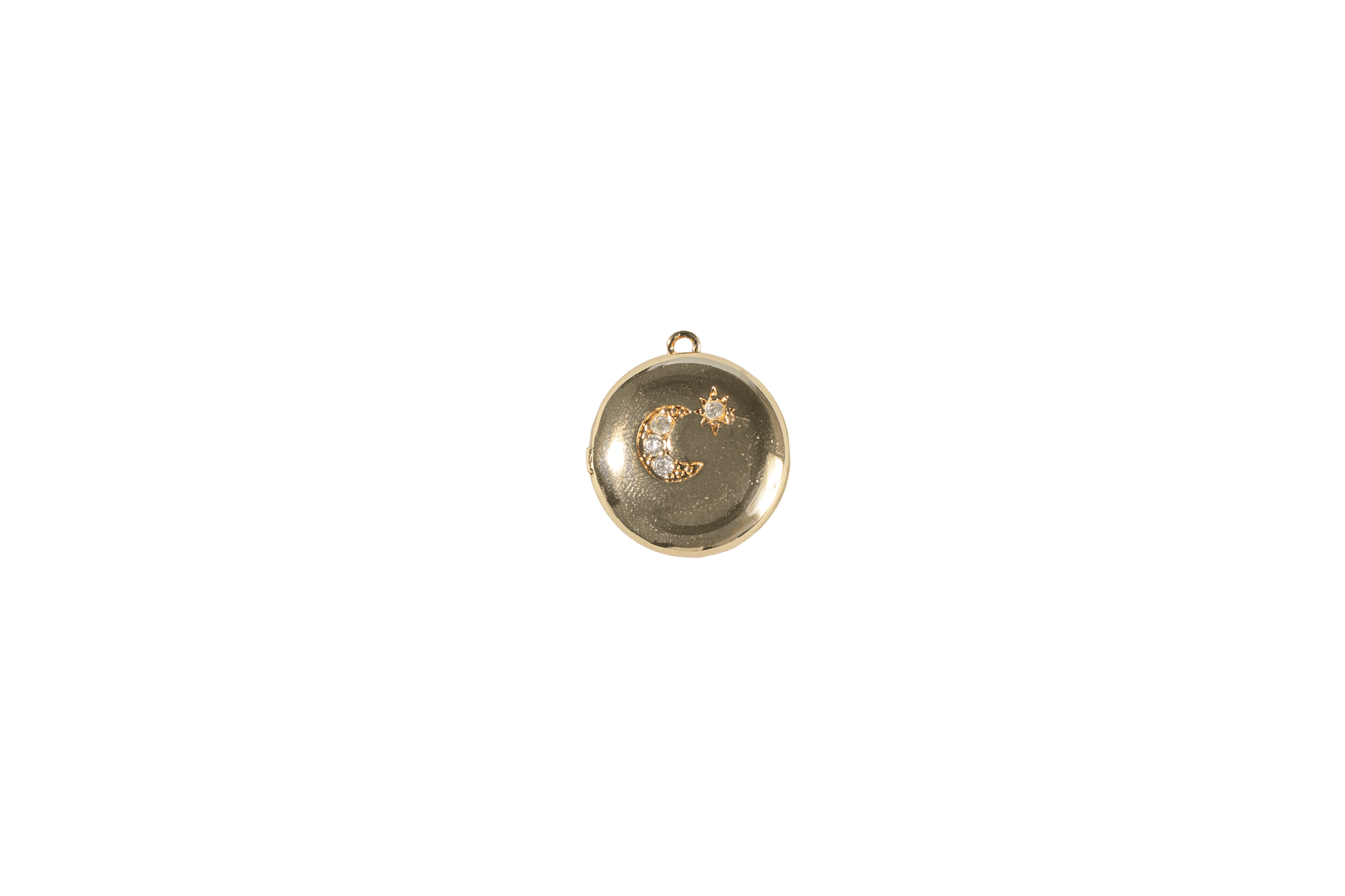 Moon and Star Charm