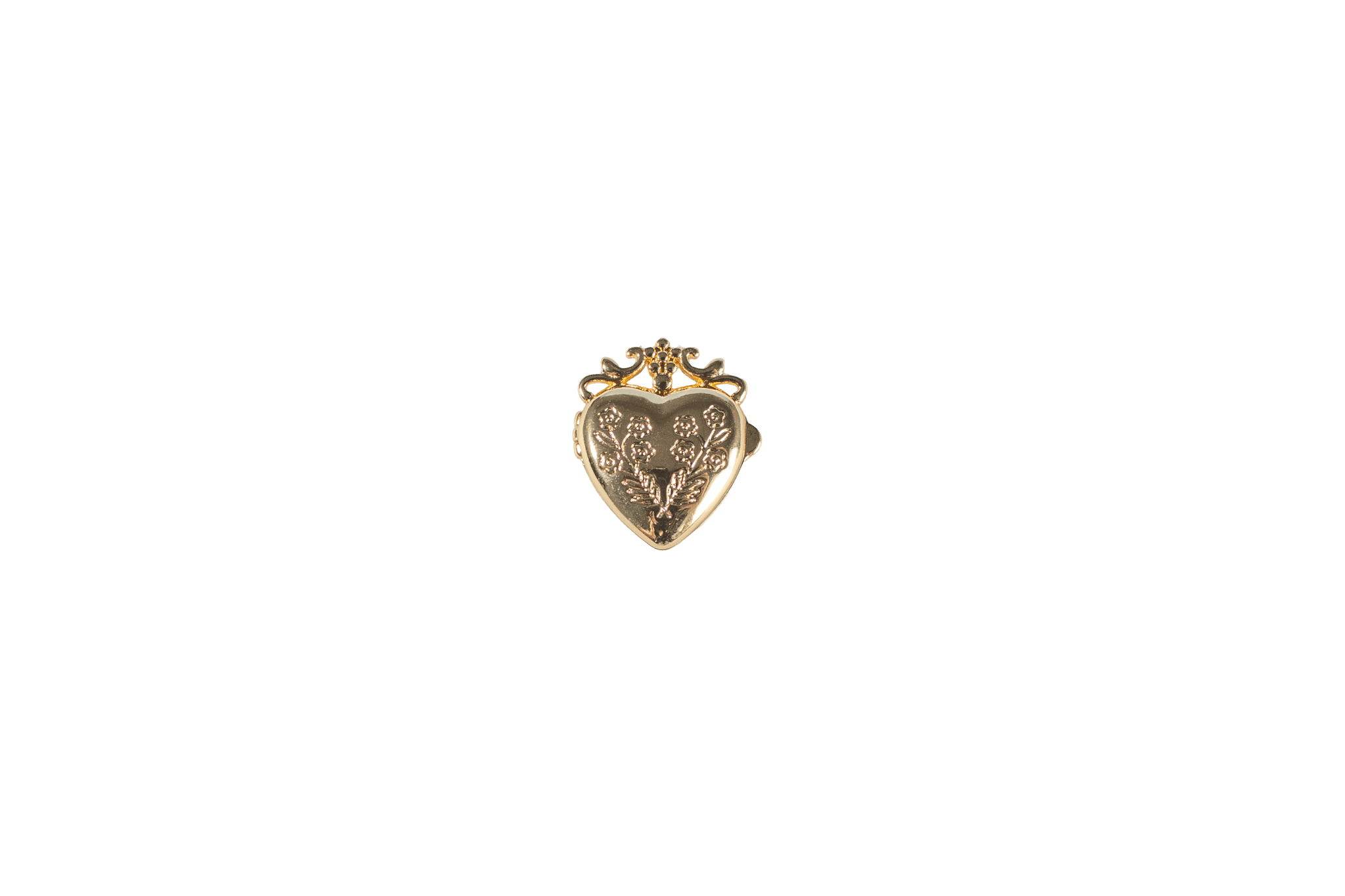 Heart-Shaped Locket Charm
