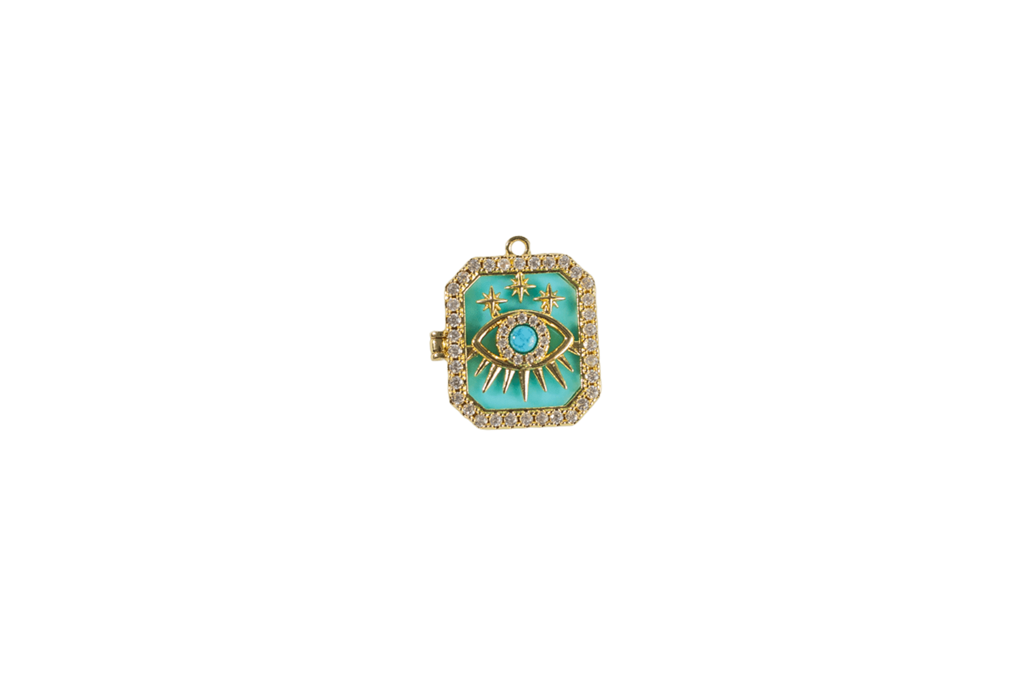 Turquoise Eye Charm