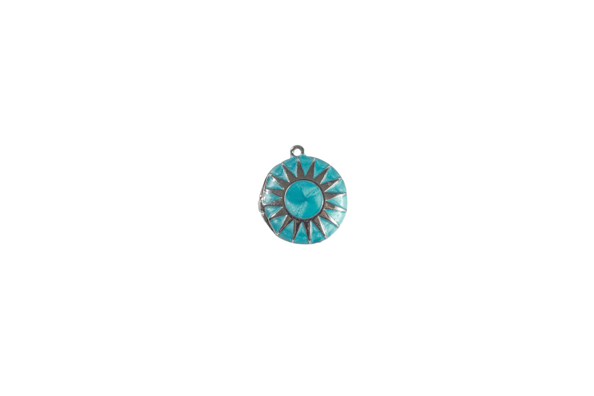 Turquoise Sunburst Charm