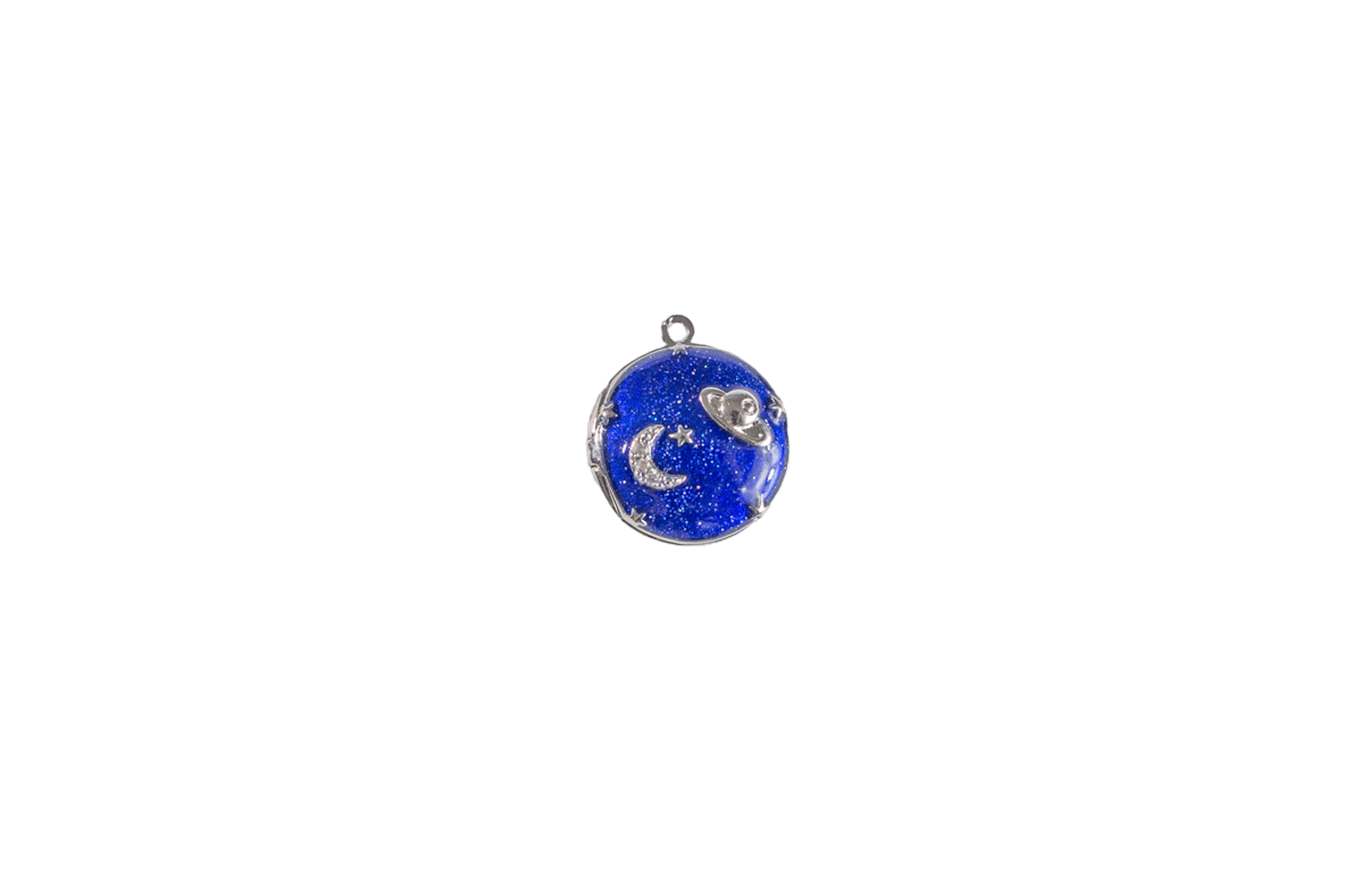 Celestial Blue Moon Charm