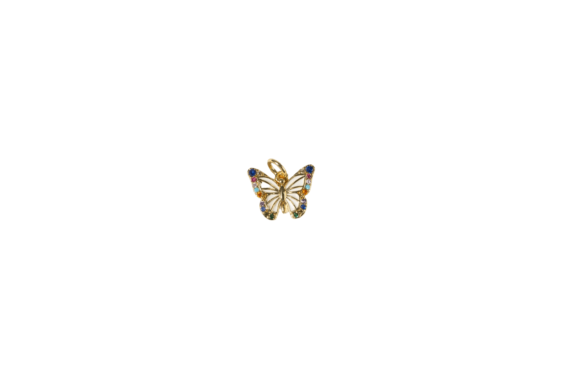 Colorful Butterfly Charm