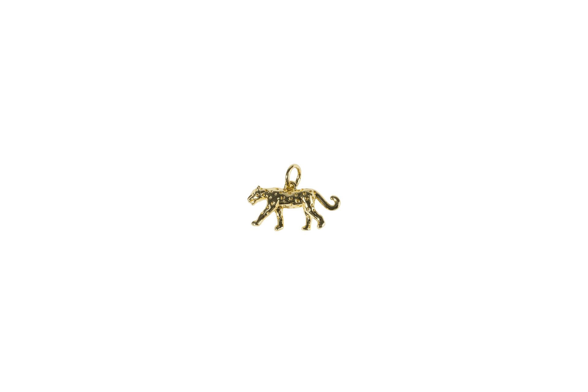Gold Leopard Charm