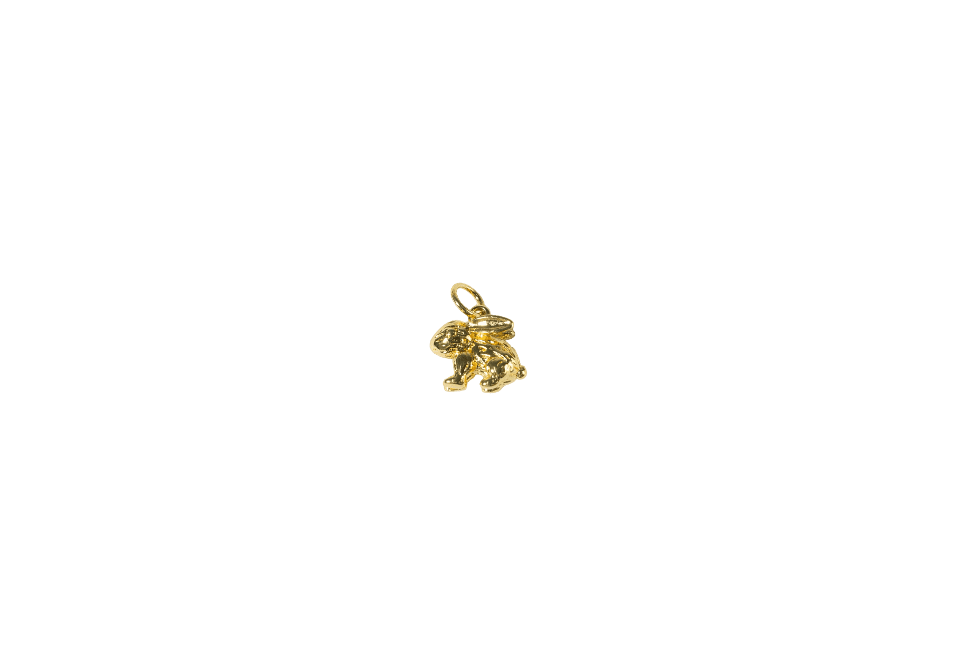 Gold Bunny Charm