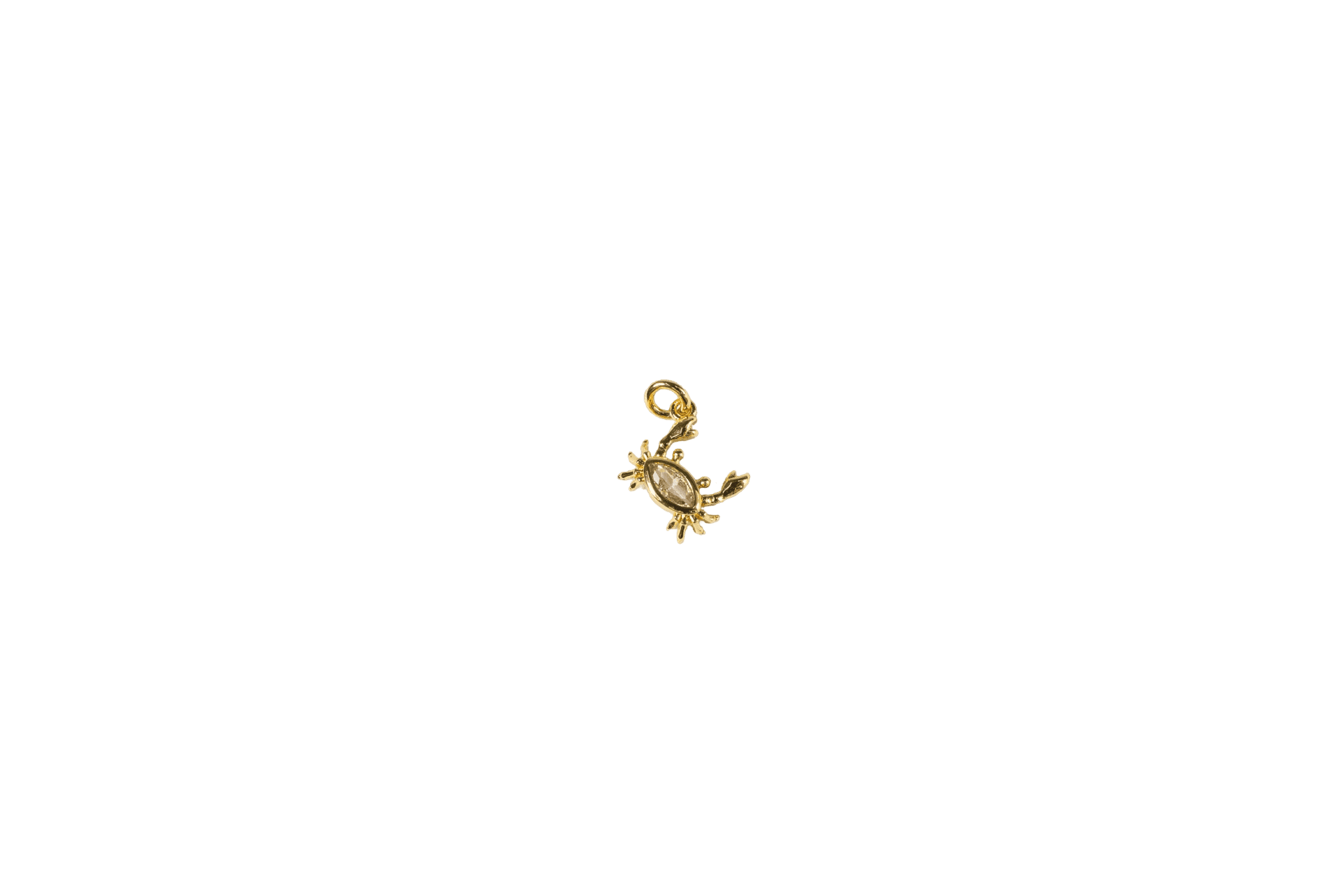 Golden Scorpion Charm