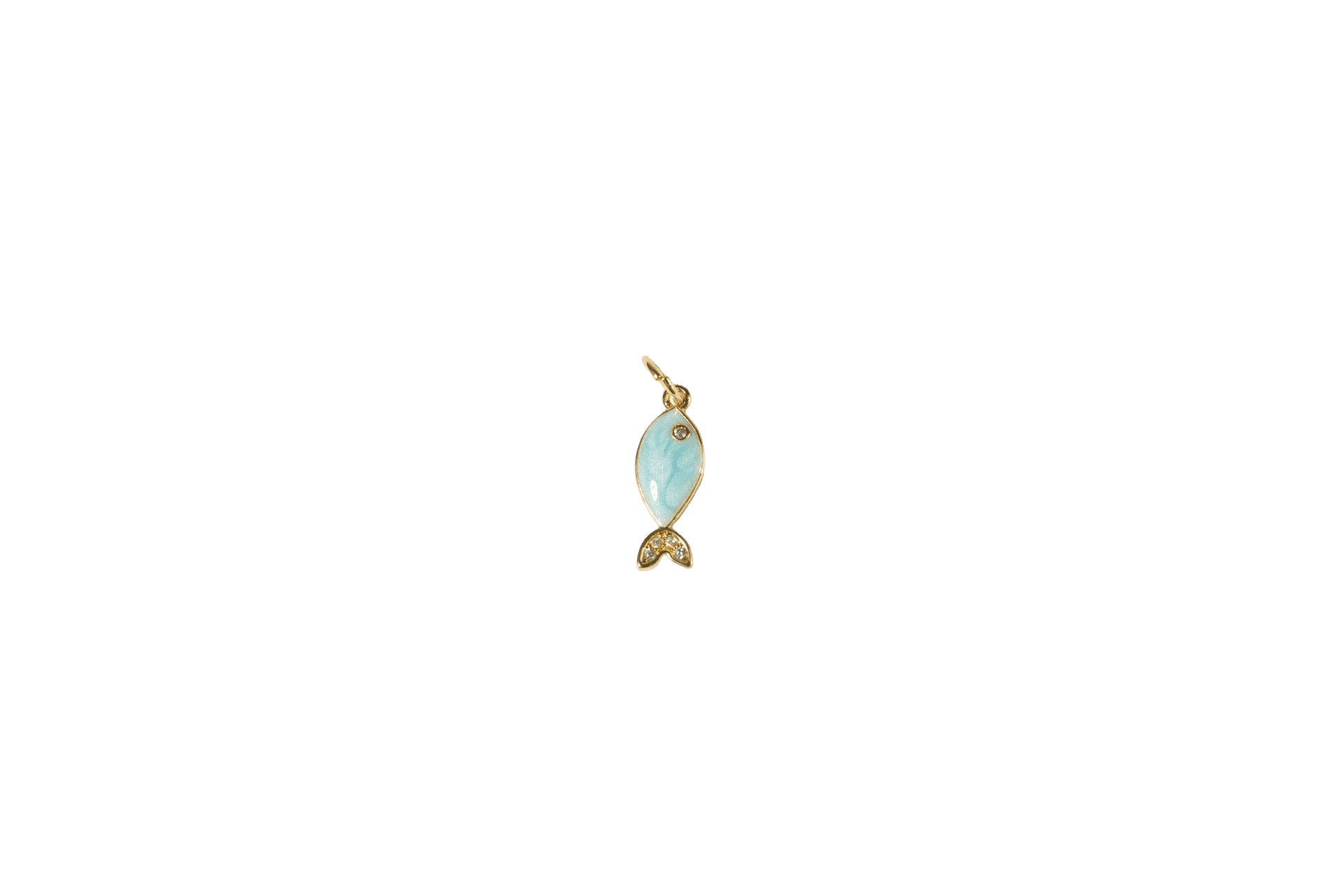 Blue Fish Charm
