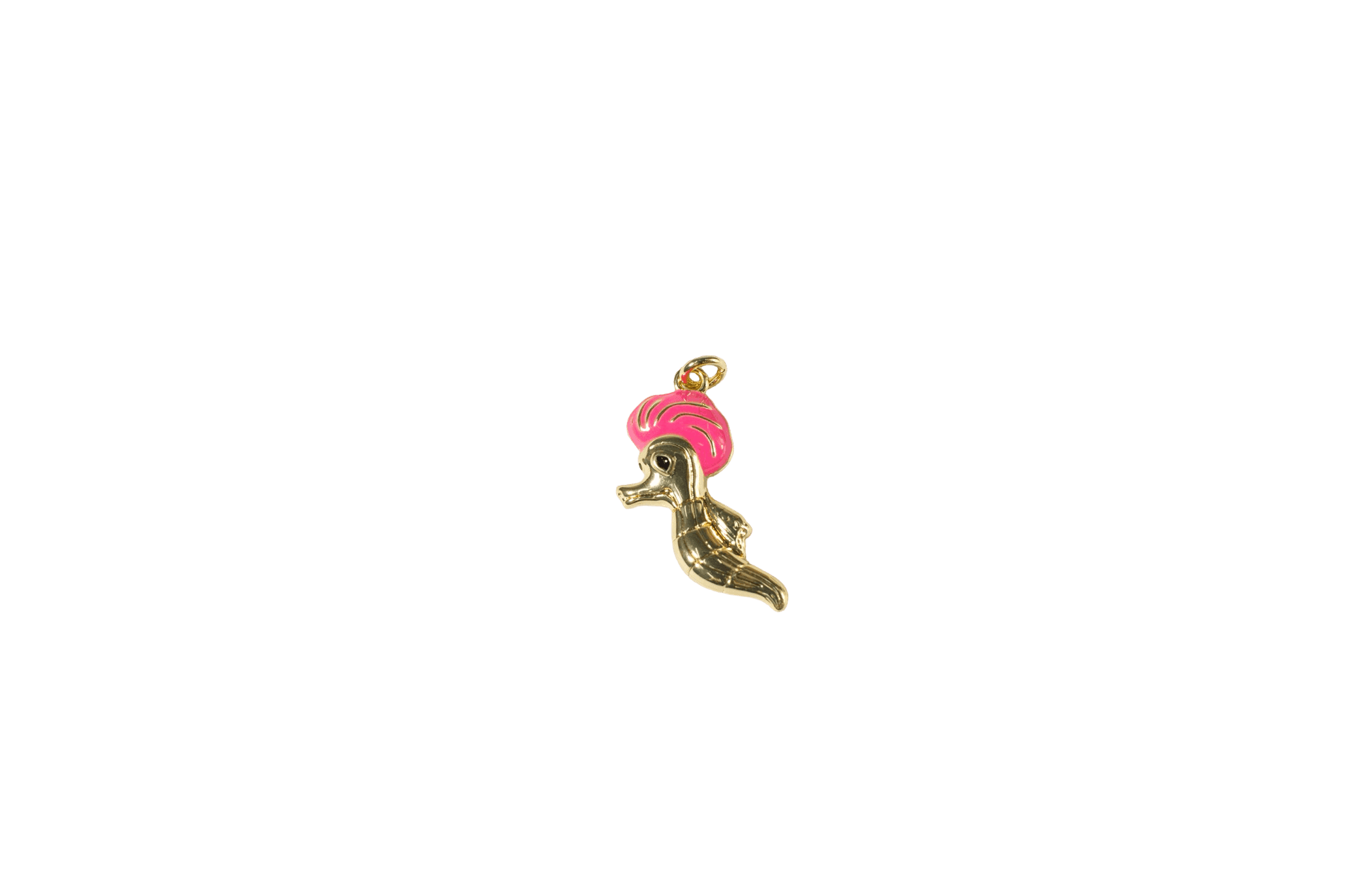 Pink Seahorse Charm