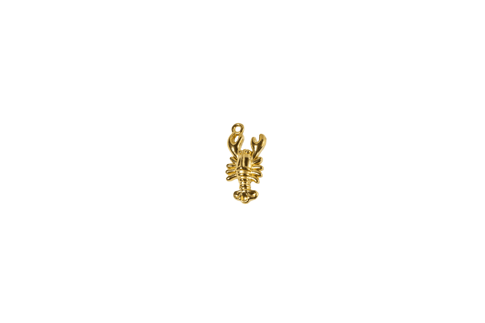 Golden Lobster Charm