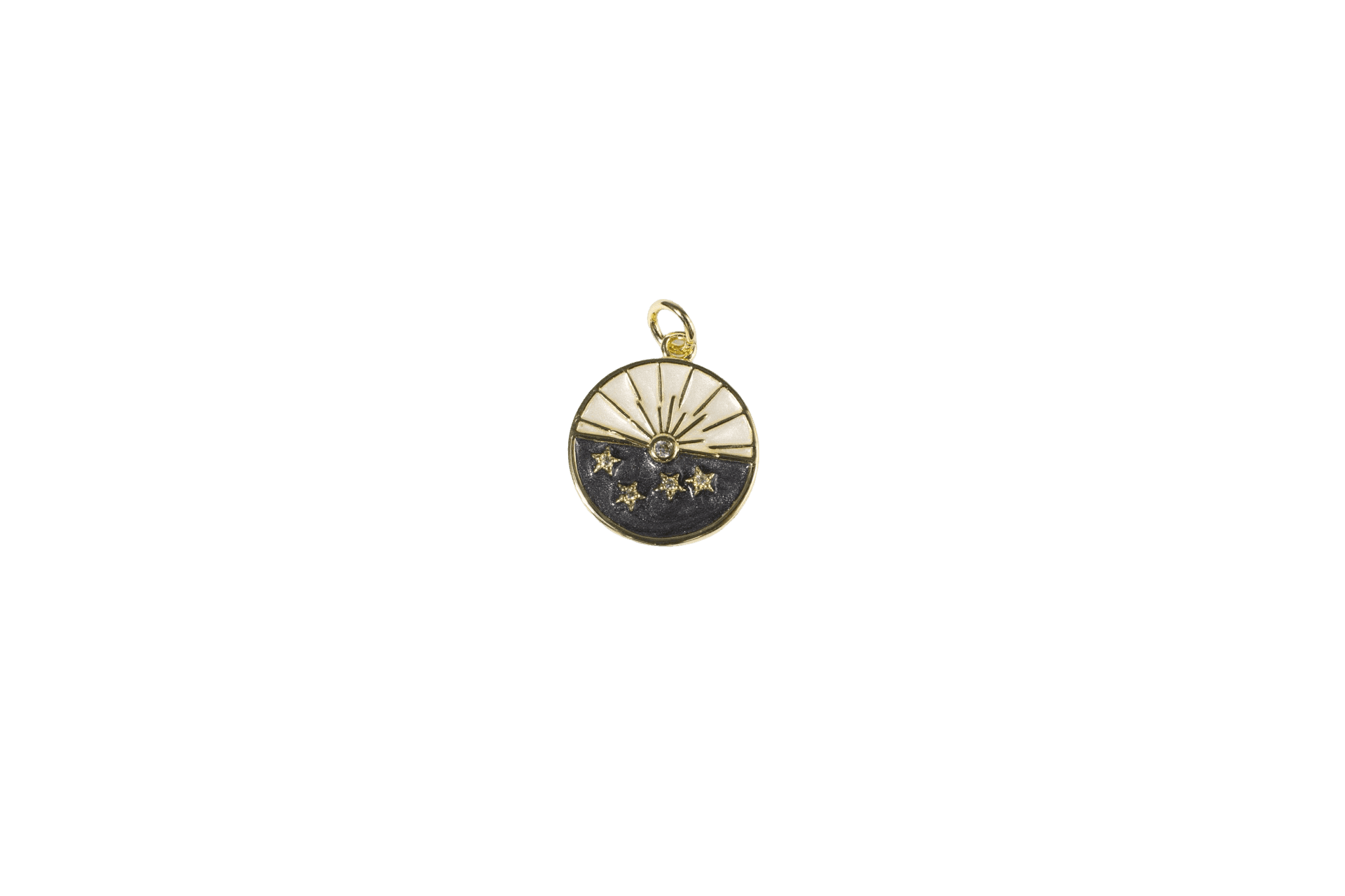Celestial Sun and Stars Charm