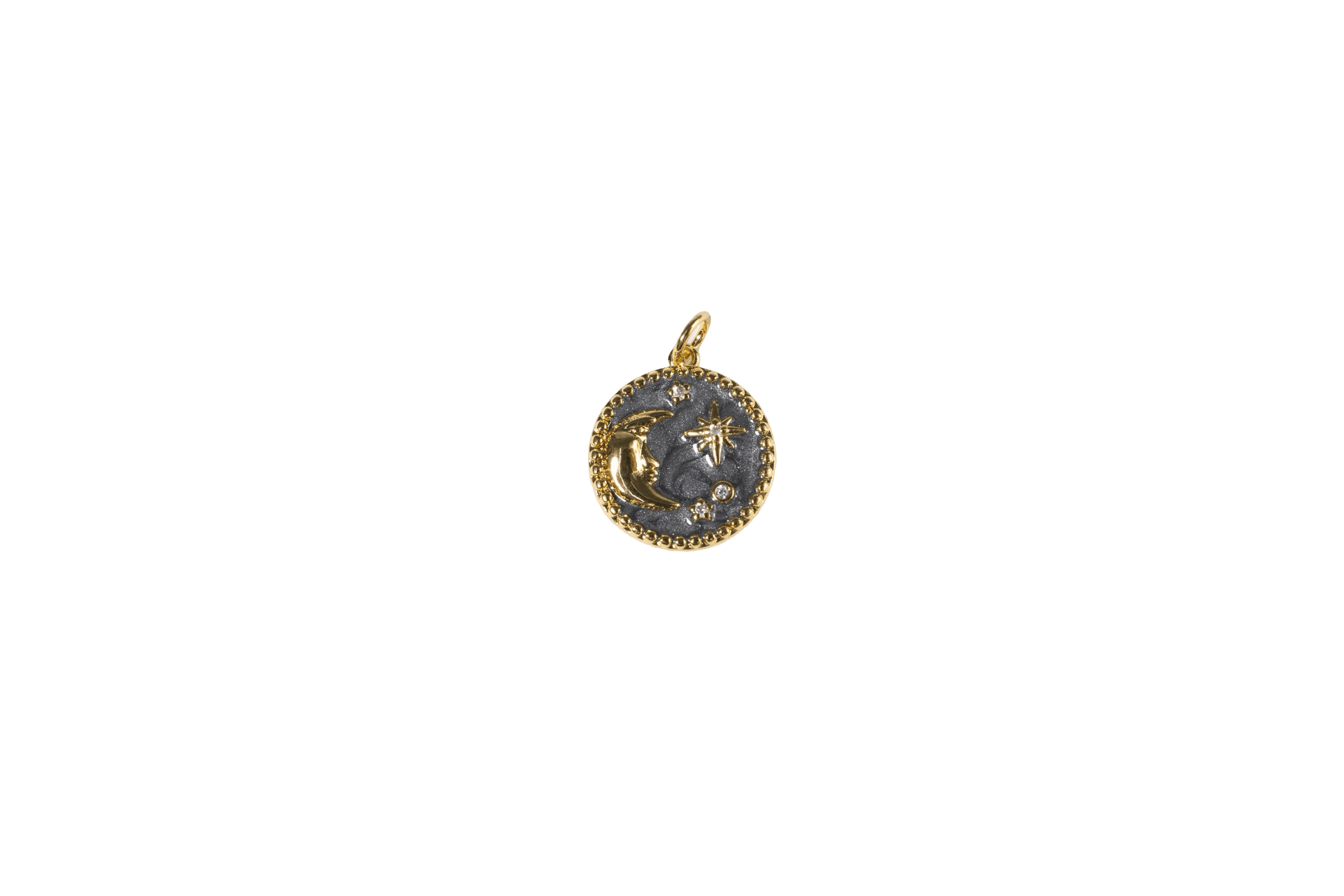 Celestial Moon and Star Charm