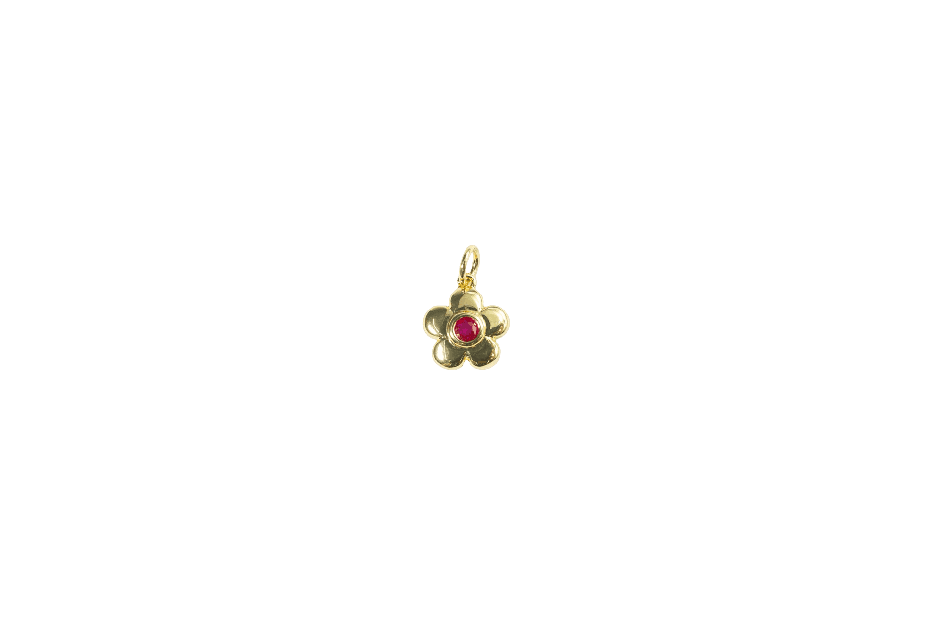 Golden Flower Charm
