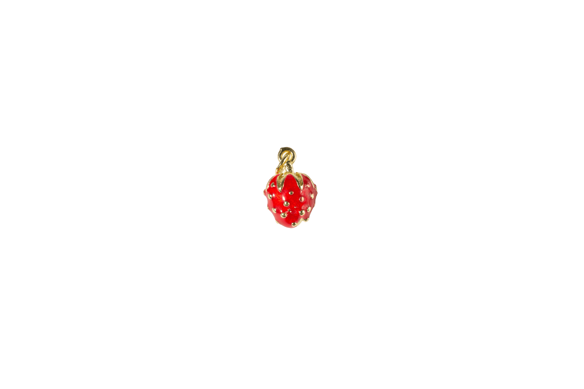 Red Strawberry Charm