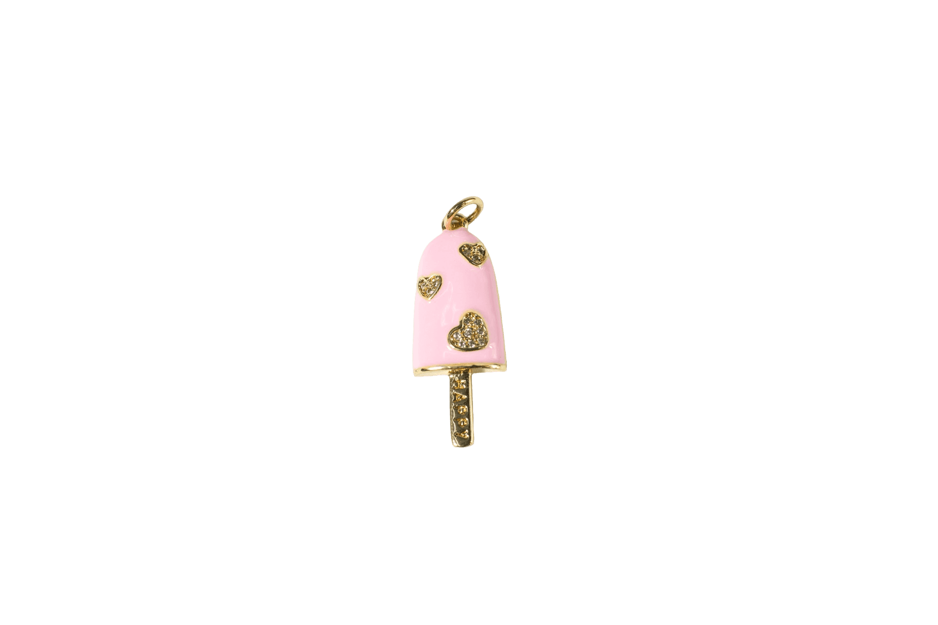 Pink Ice Cream Pop Charm