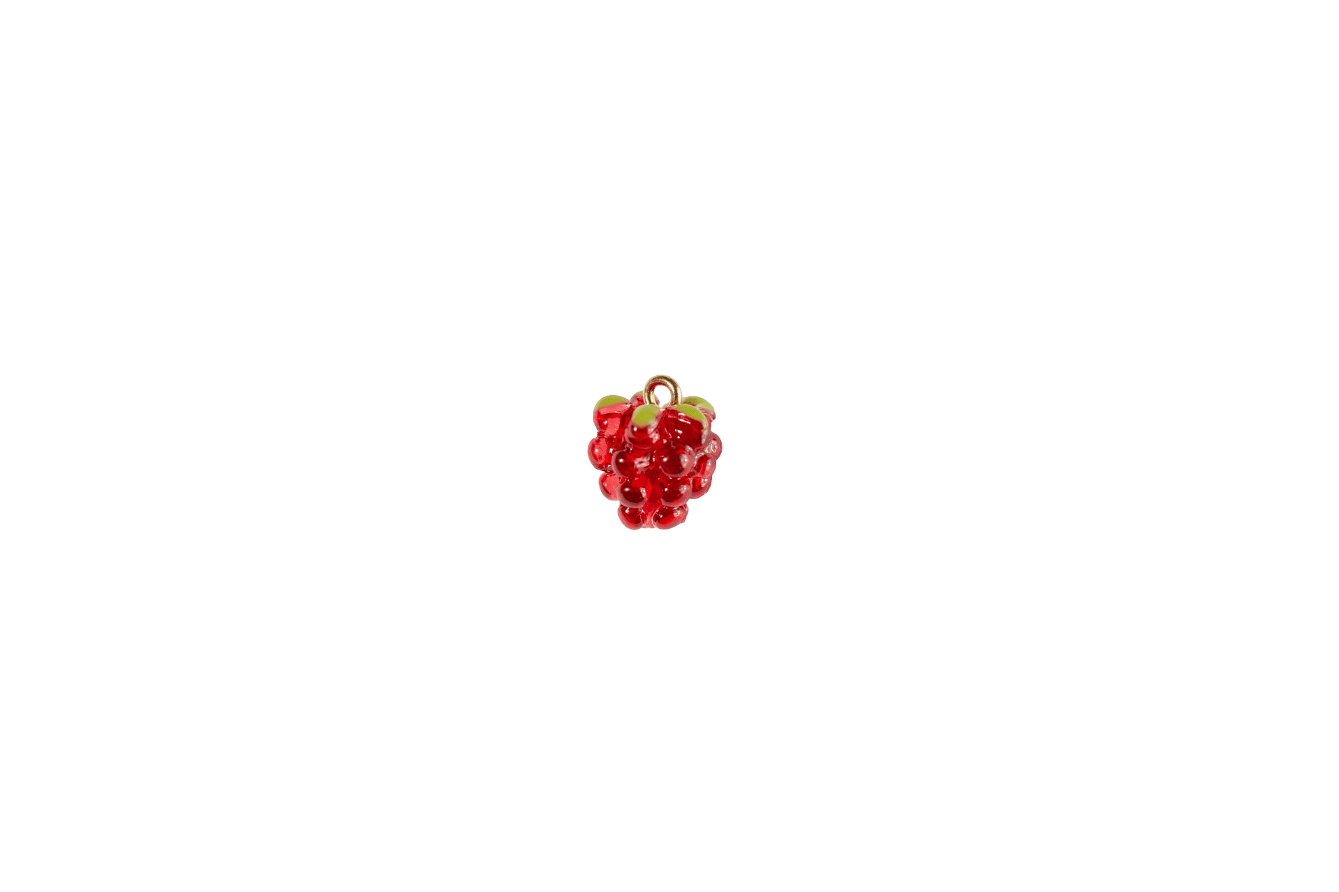 Red Grape Cluster Charm