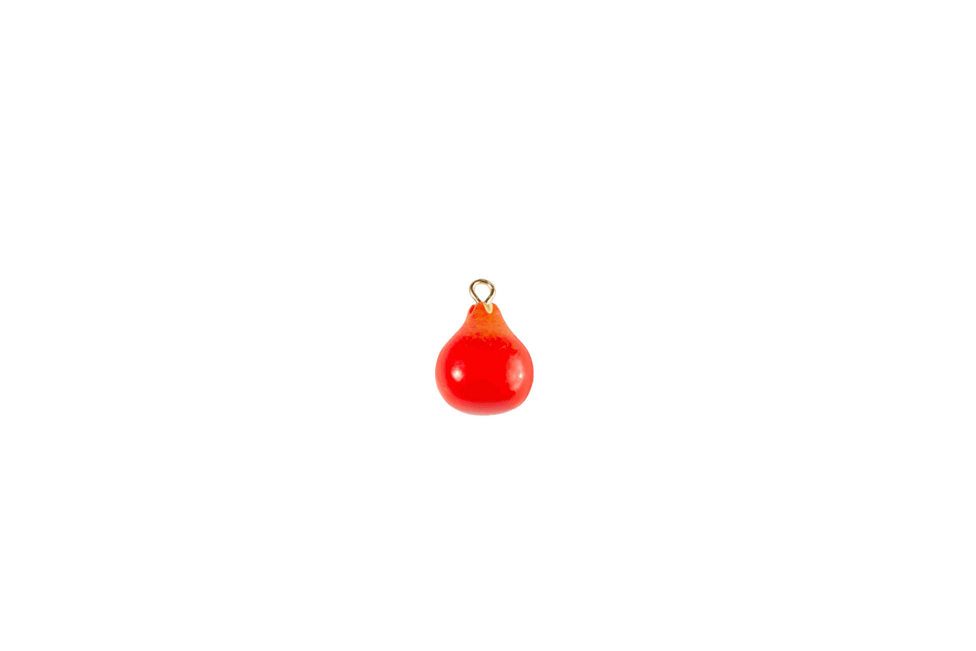 Red Pear-Shaped Charm