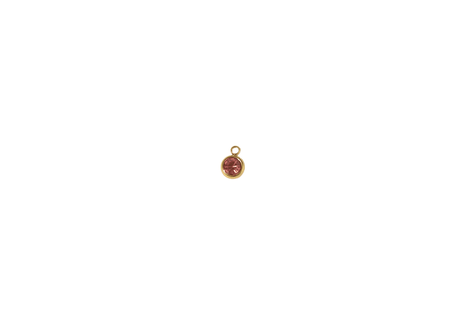 Gleaming Pink Stone Pendant