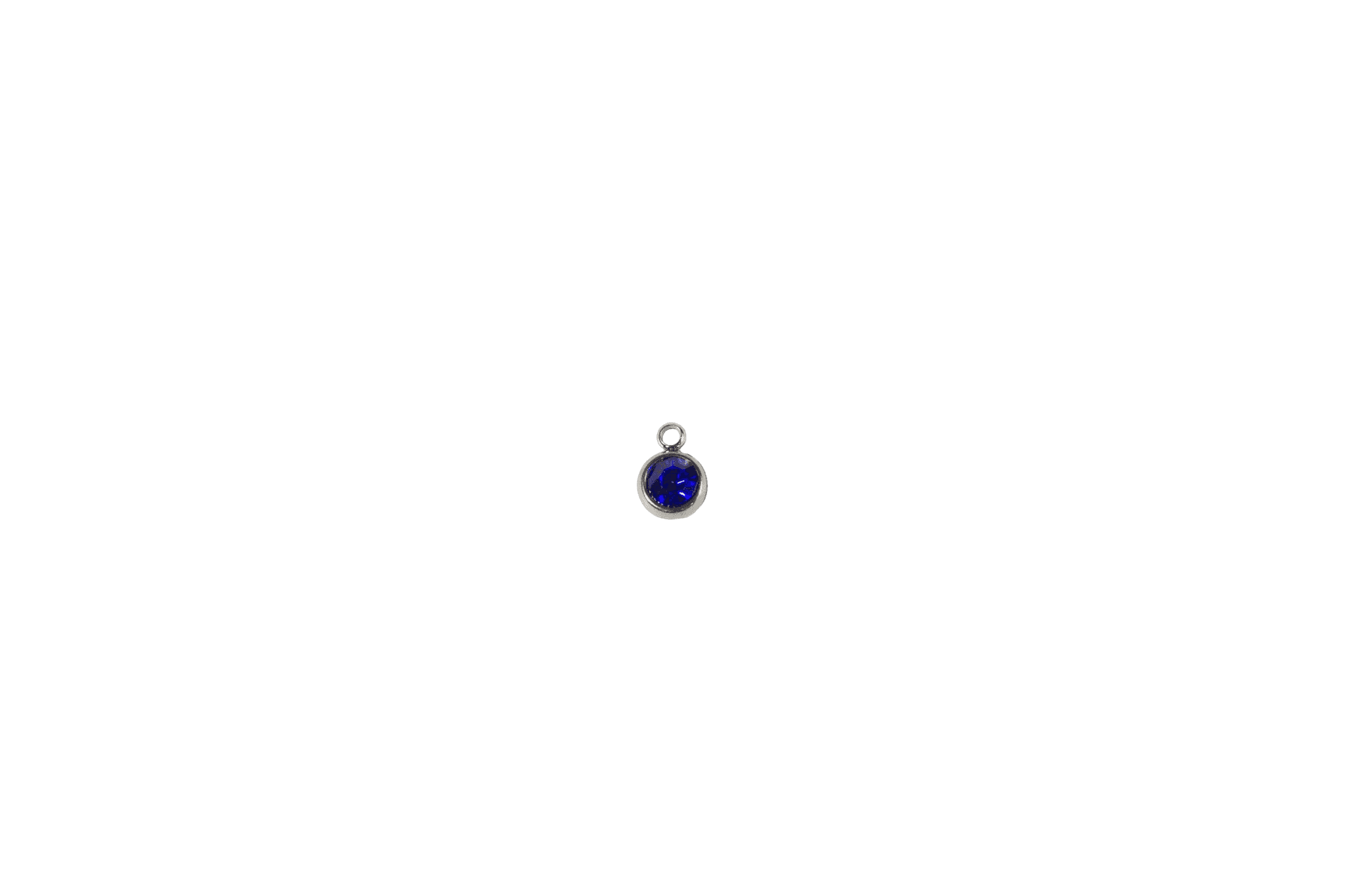 Blue Gemstone Charm