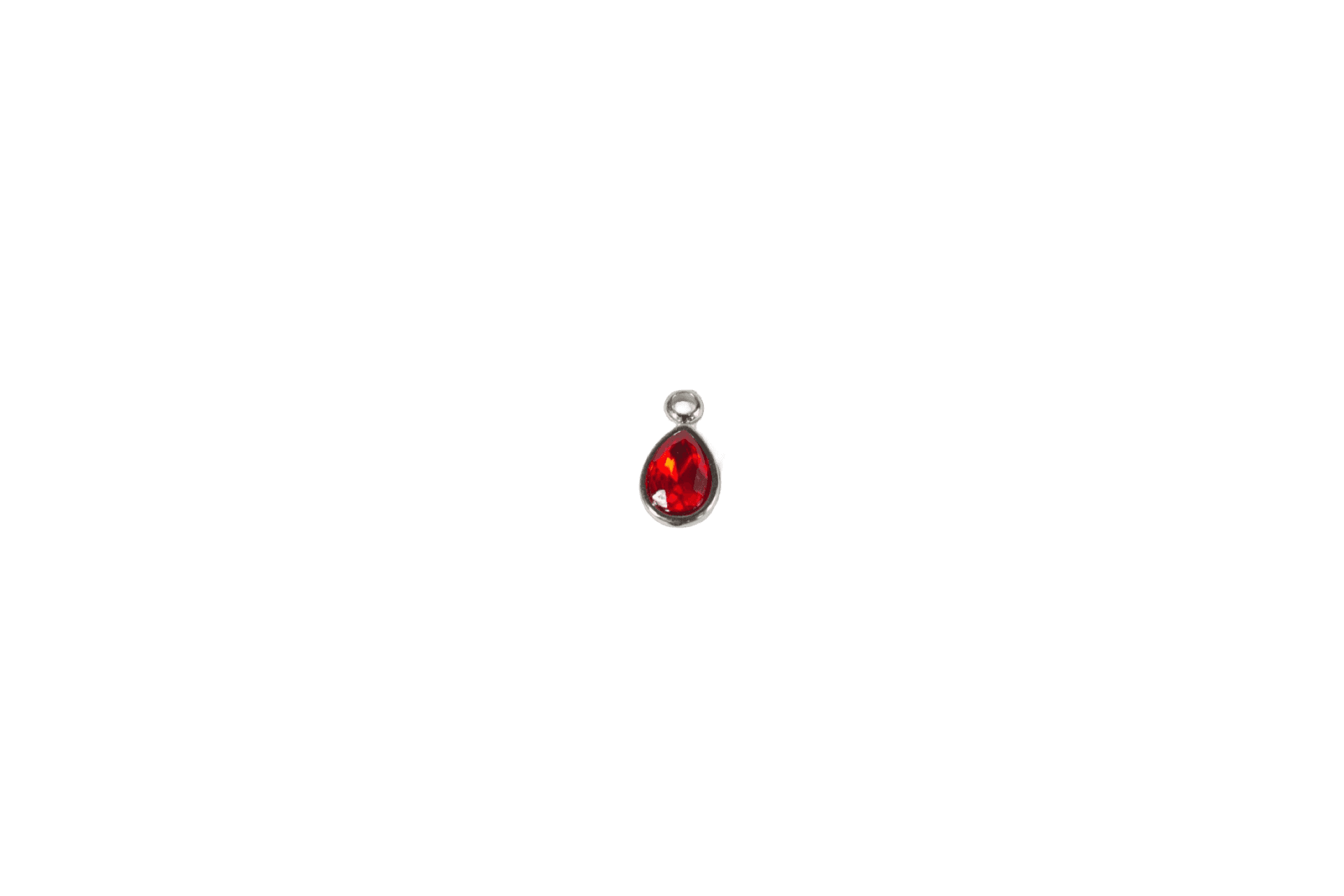 Teardrop Ruby Charm