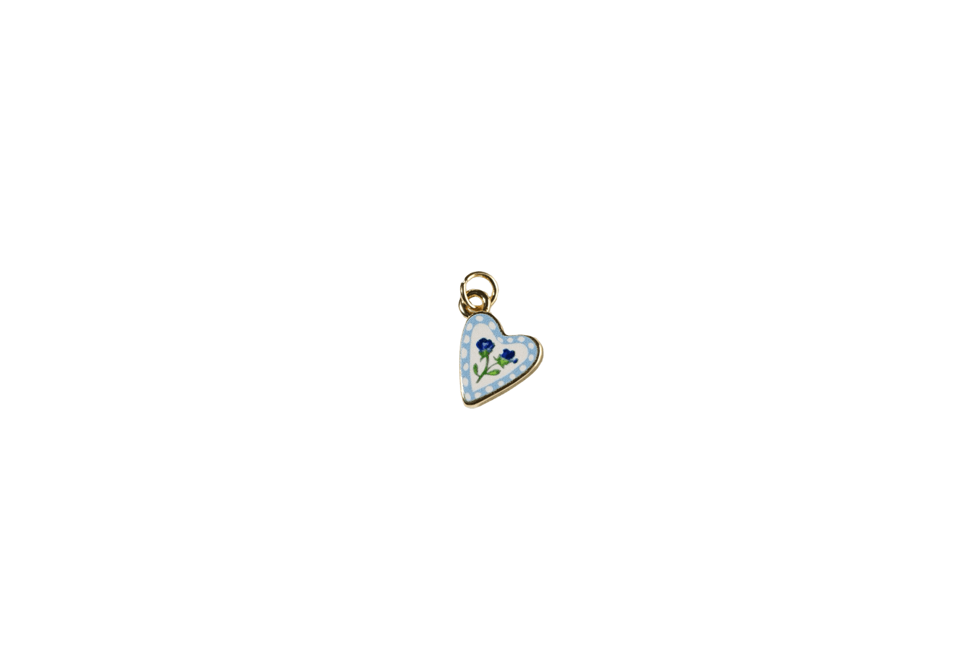 Floral Heart Charm