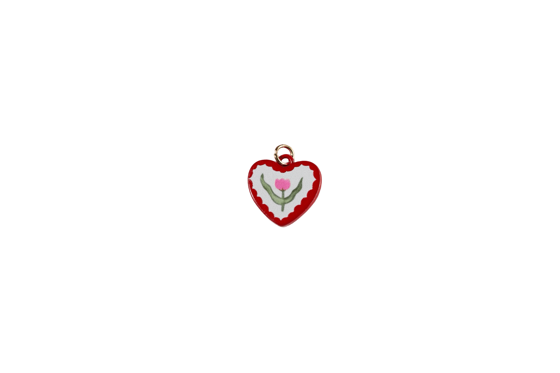 Heart with Tulip Design