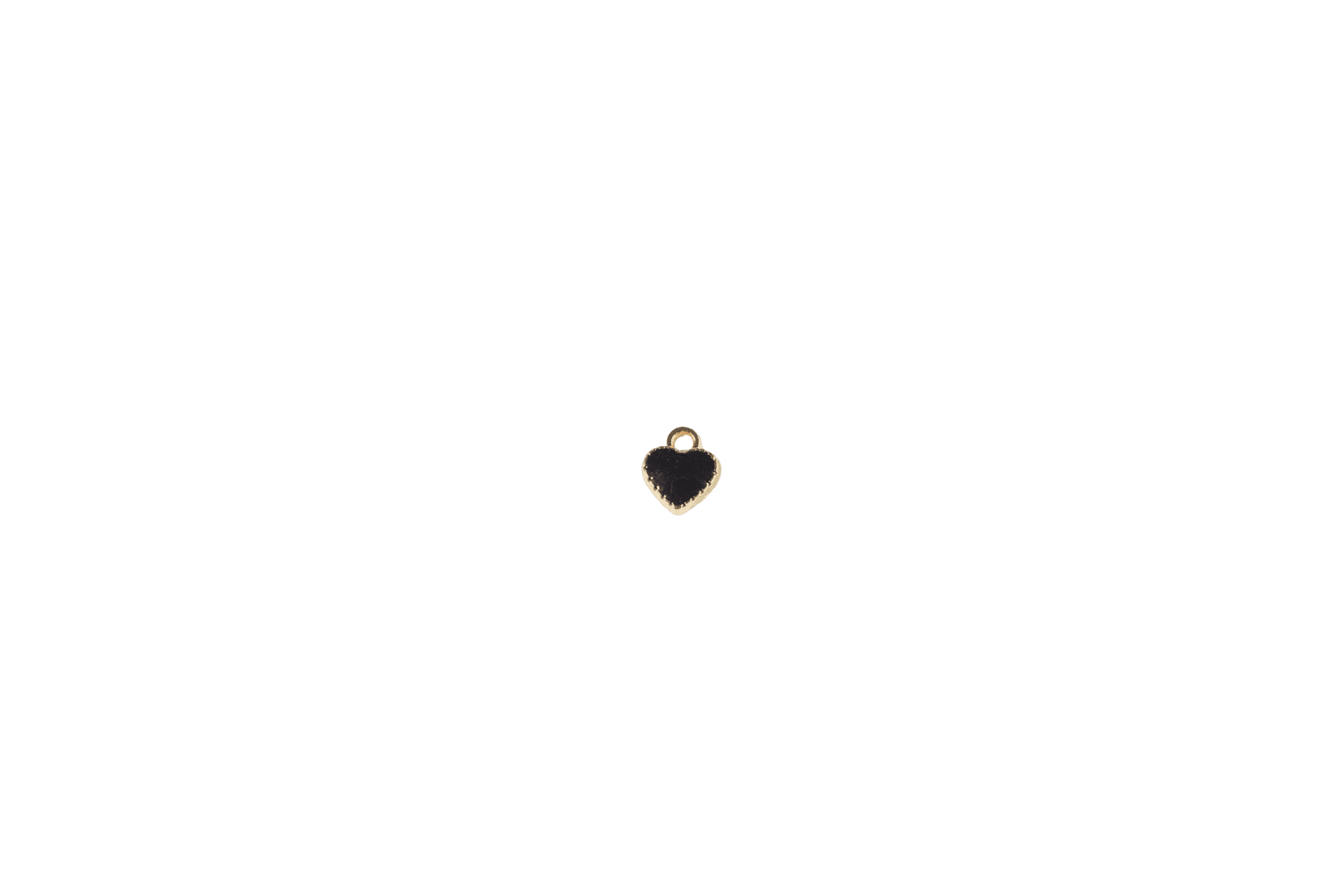Black Heart Charm