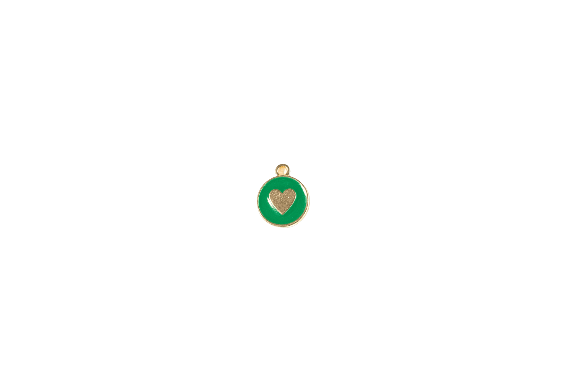 Green Heart Charm