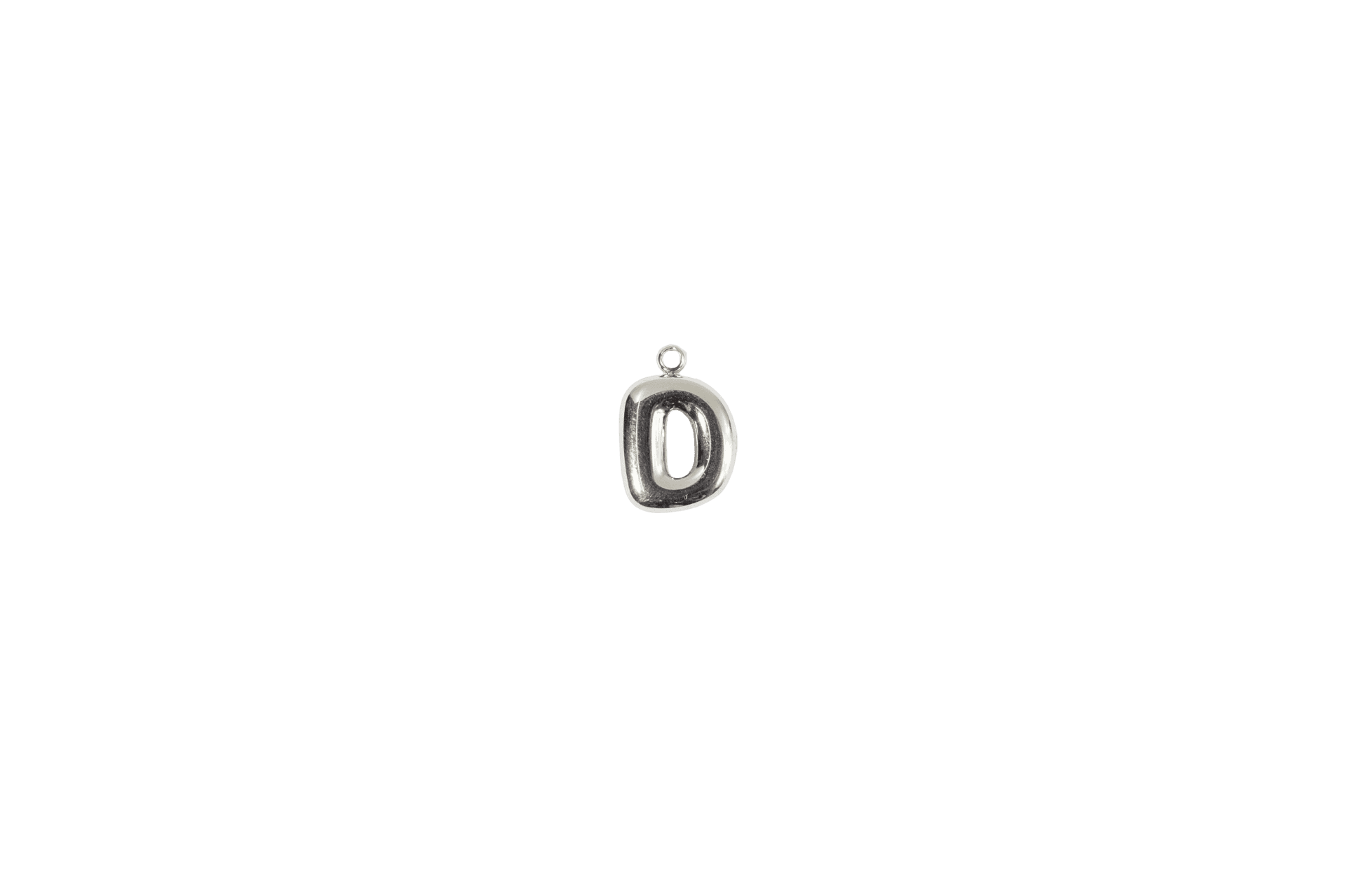 Stylized Letter D Charm