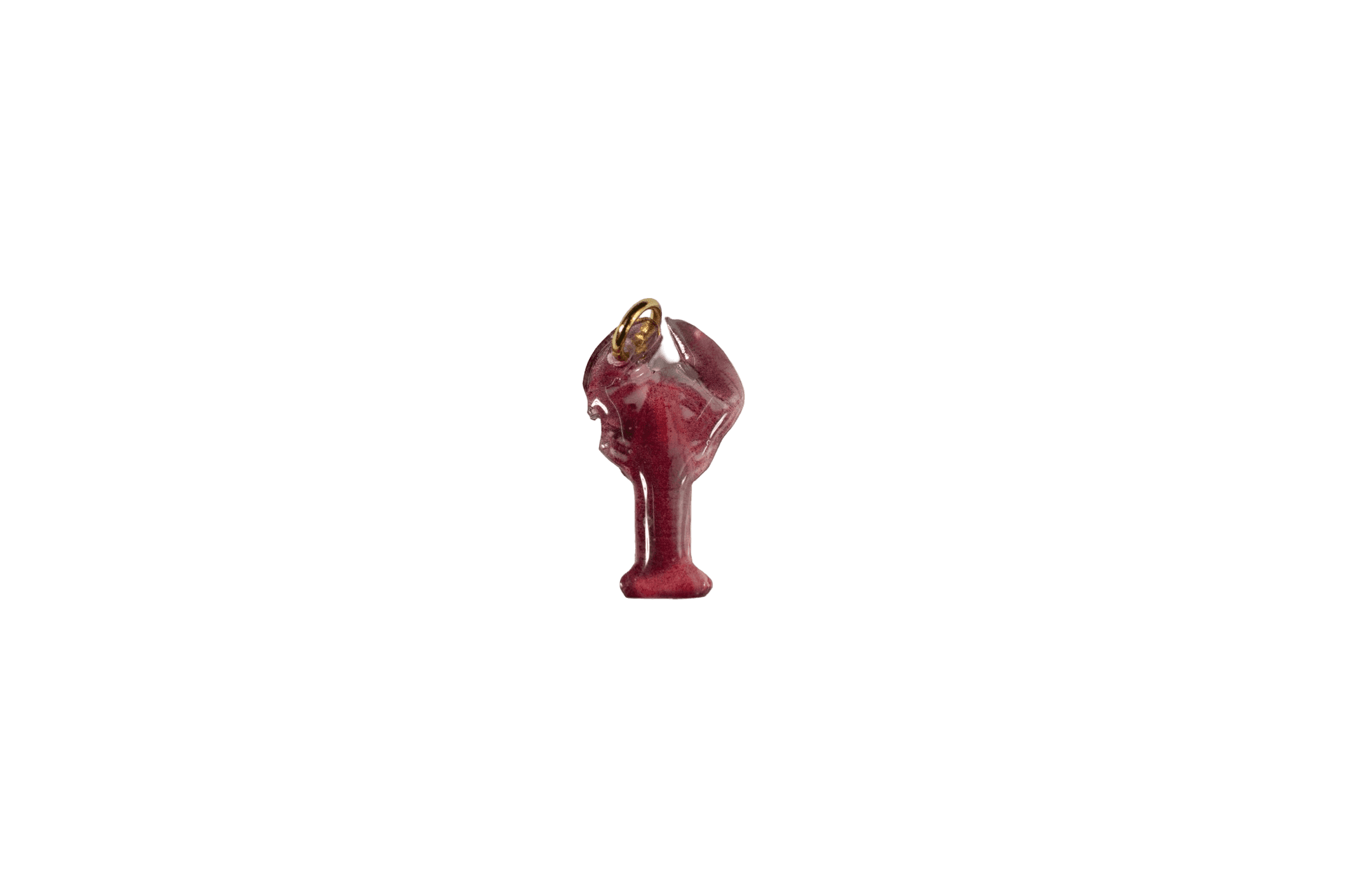 Elegant Red Glass Pendant