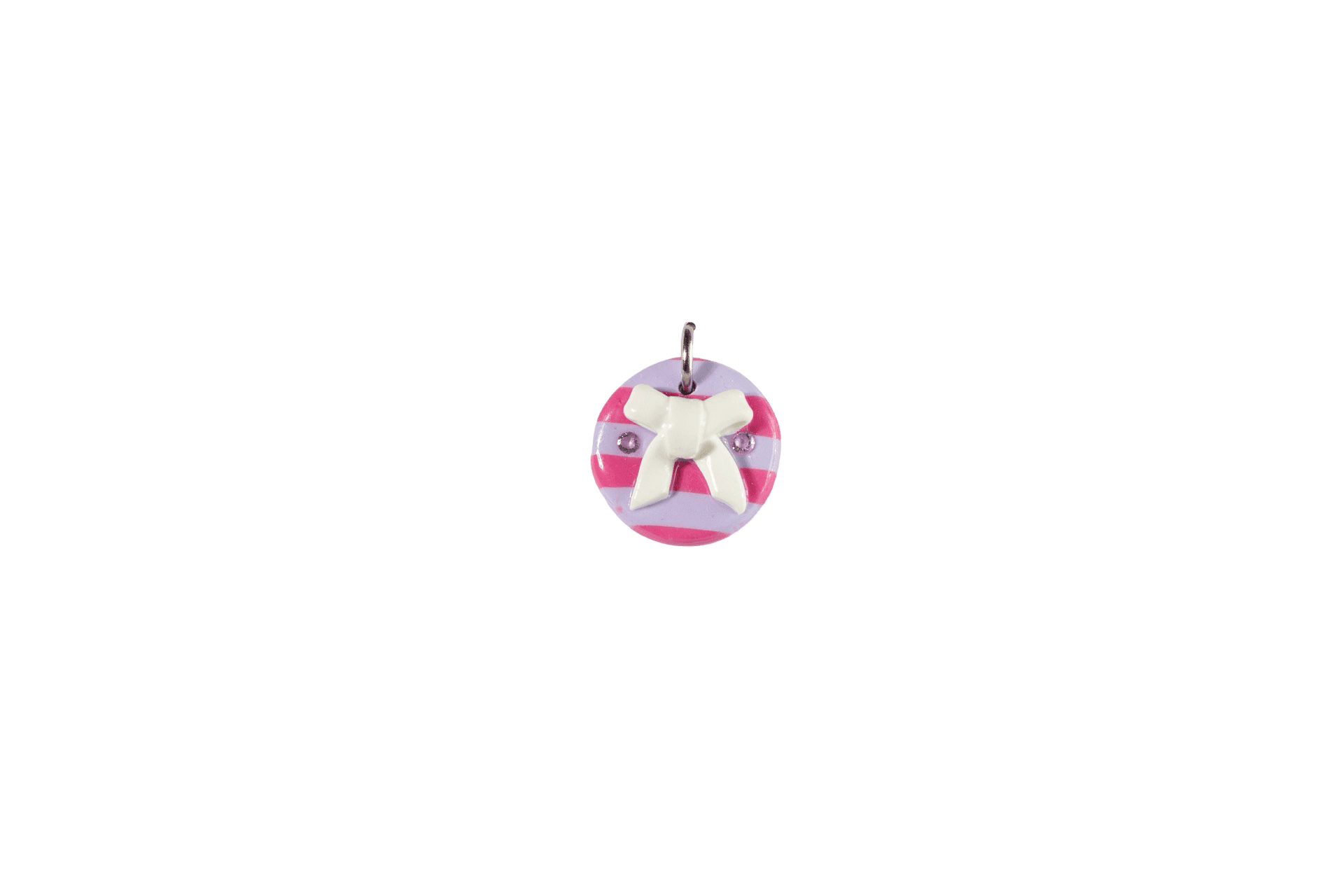 Striped Ribbon Charm