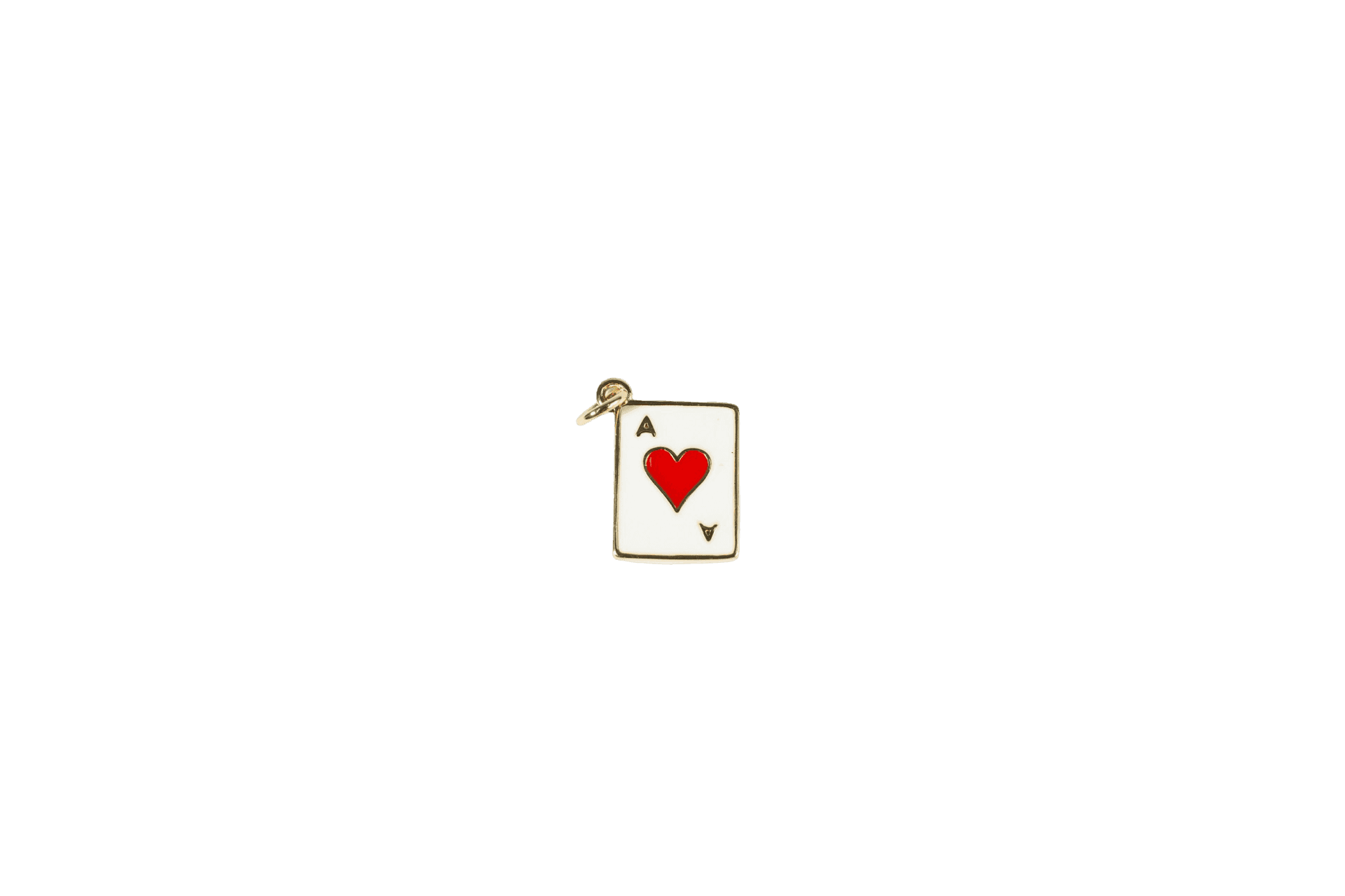 Ace of Hearts Charm