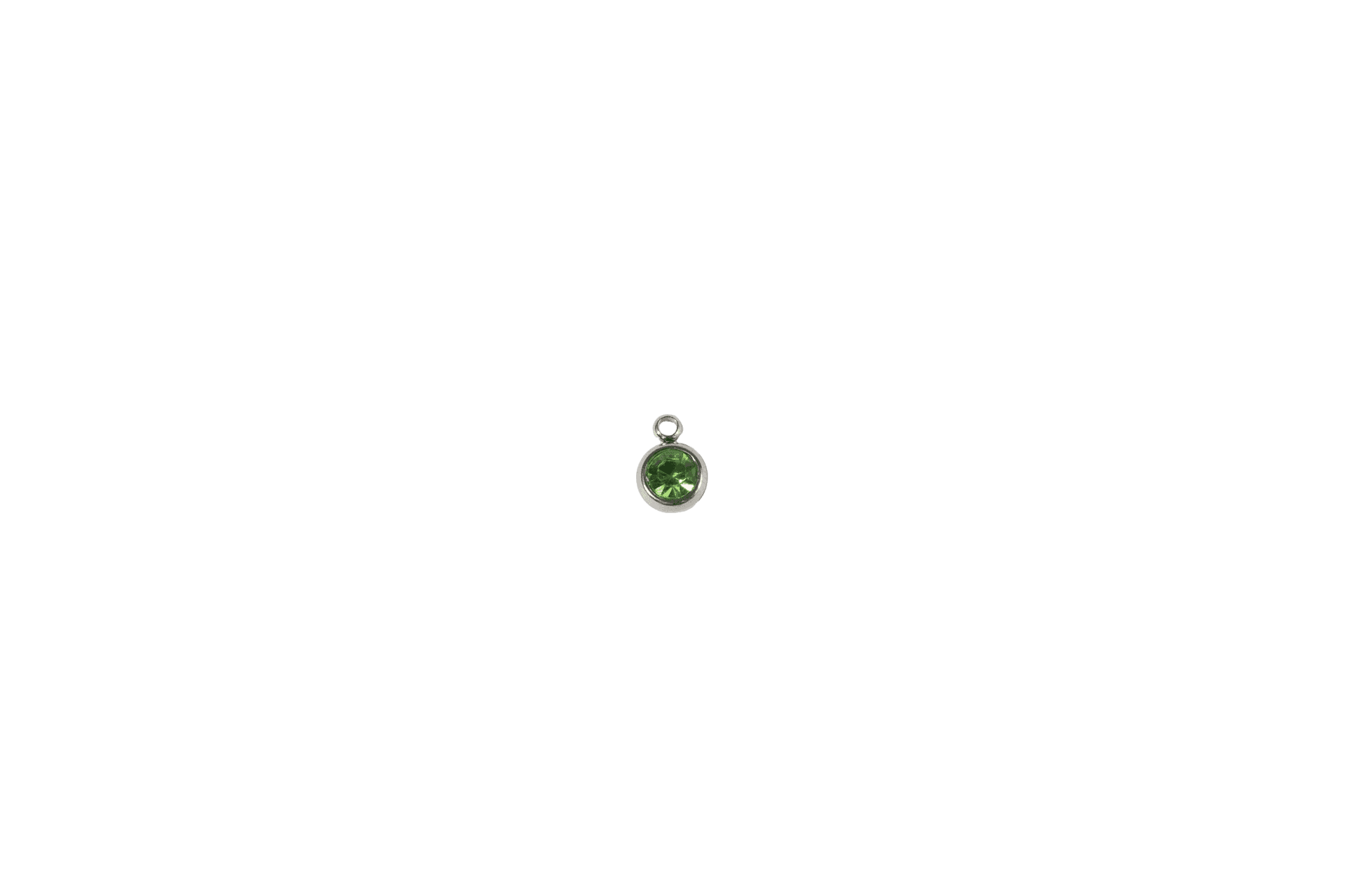 Green Stone Charm
