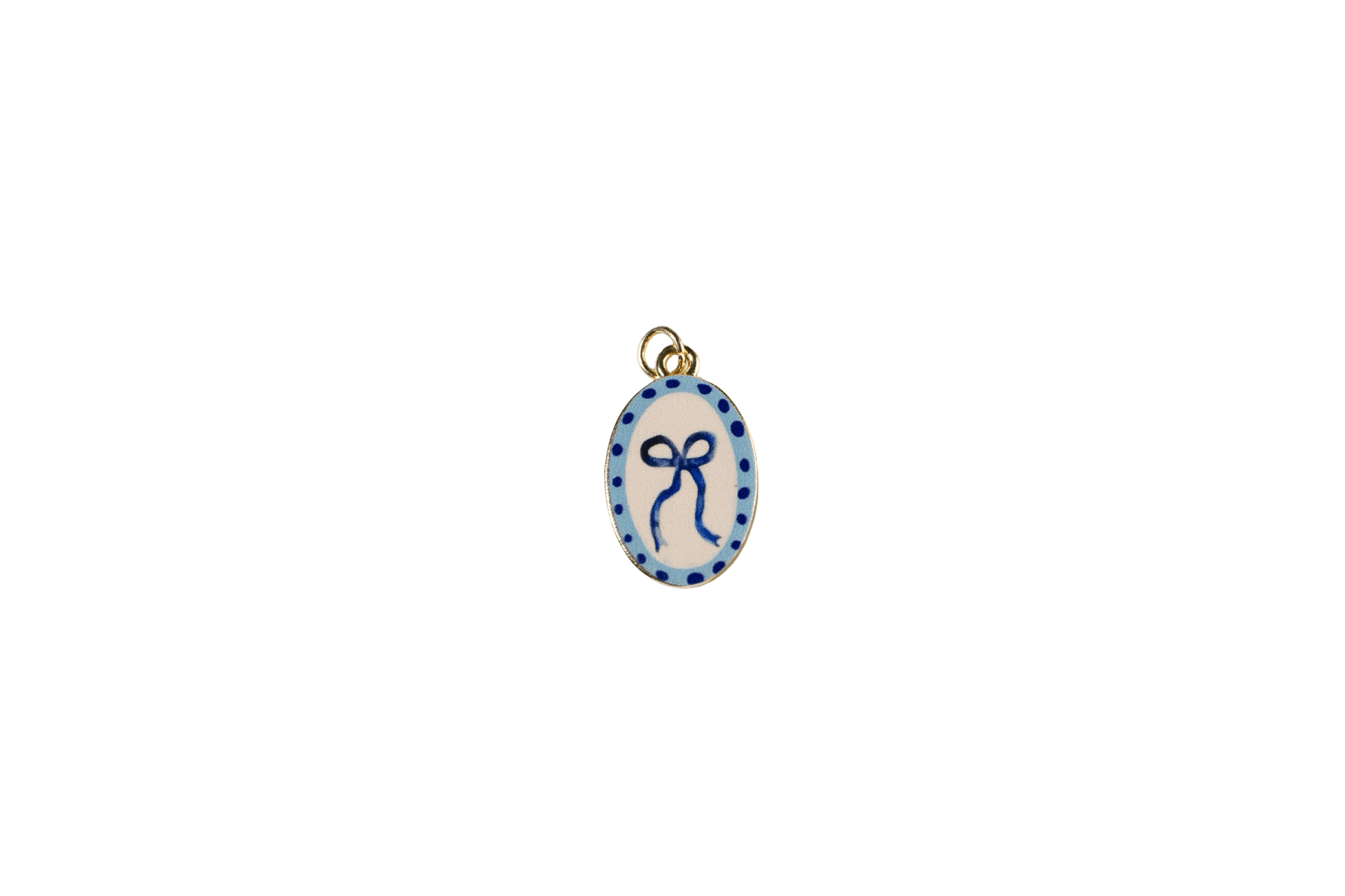 Blue Ribbon Charm